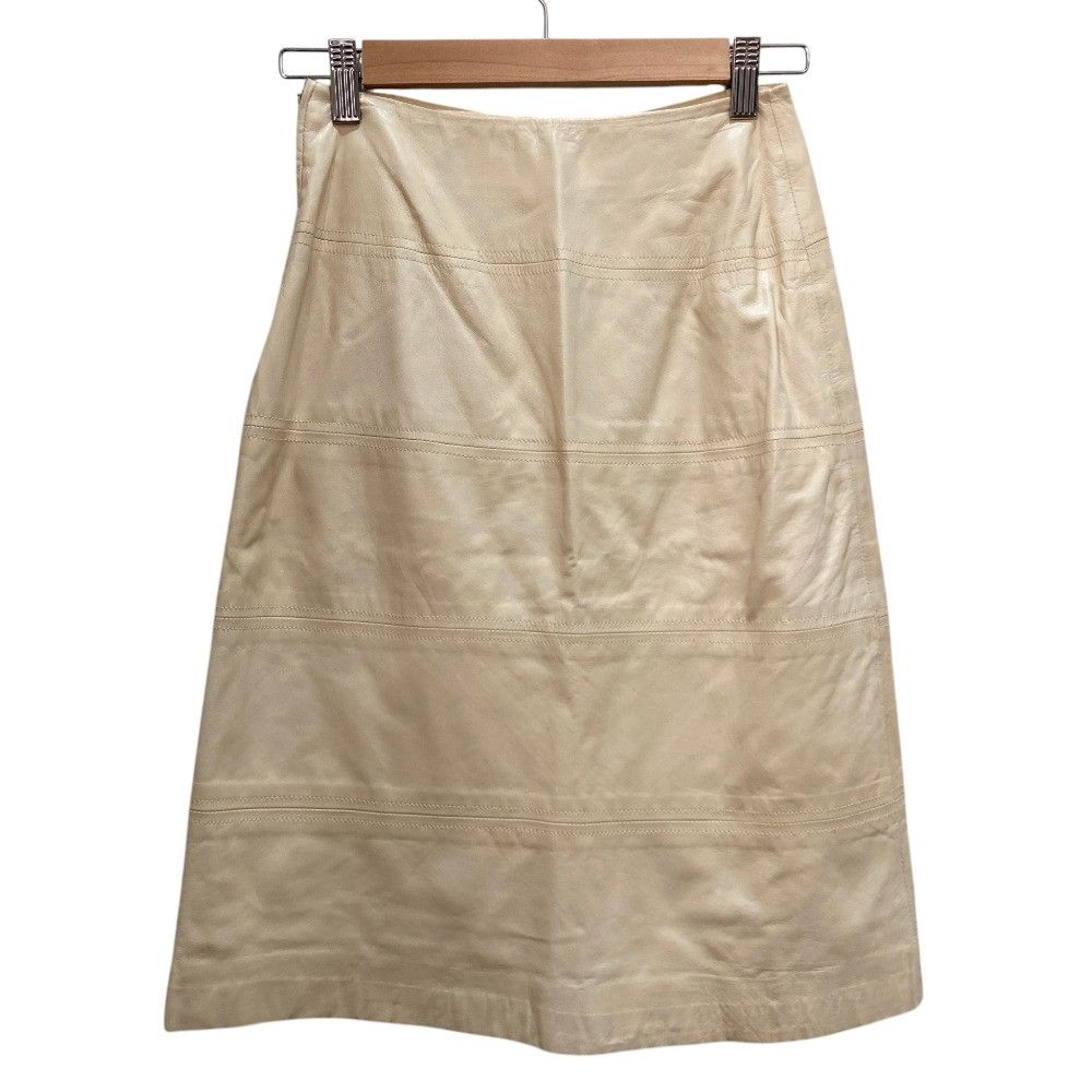 Loewe Loewe Loewe Lambskin Skirt Leather Skirts DUTY FREE for USA Size ONE SIZE - 4 Thumbnail