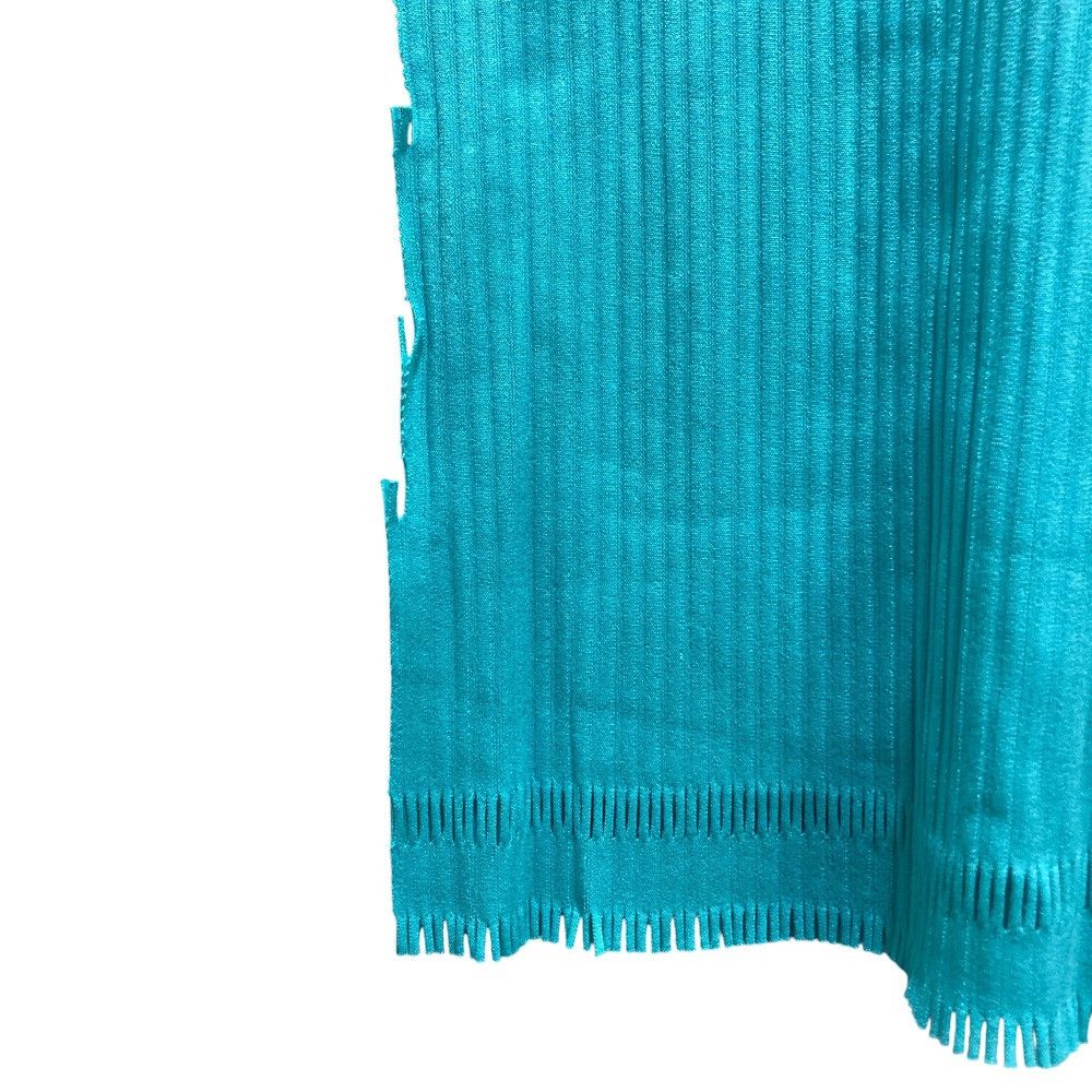 Issey Miyake Issey Miyake Pleats Please Issey Miyake Fringe Pleated Top Textile Tops PP24LK904 DUTY FREE for USA Size ONE SIZE - 3 Thumbnail