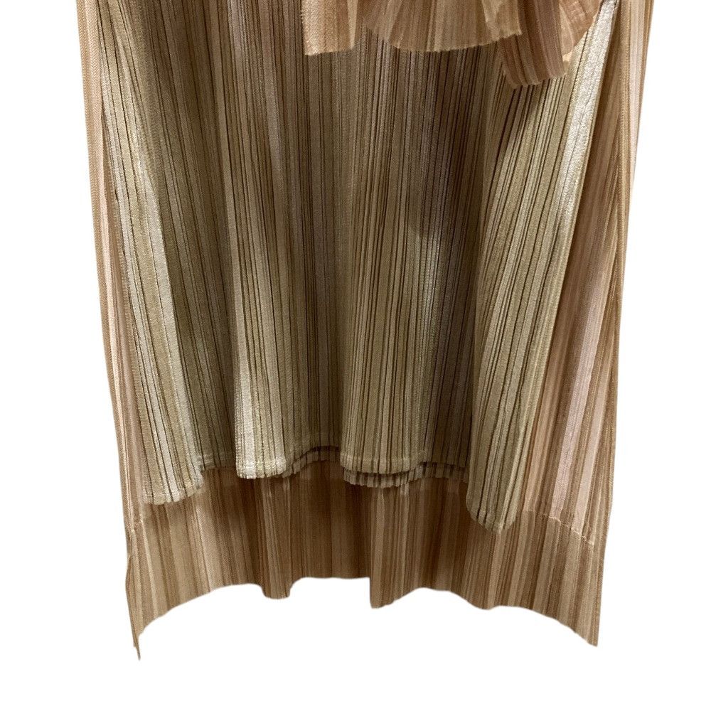Issey Miyake Issey Miyake Pleats Please Issey Miyake Sheer Stripe Dress Textile Dresses PP41-JT677 DUTY FREE for USA Size ONE SIZE - 6 Thumbnail