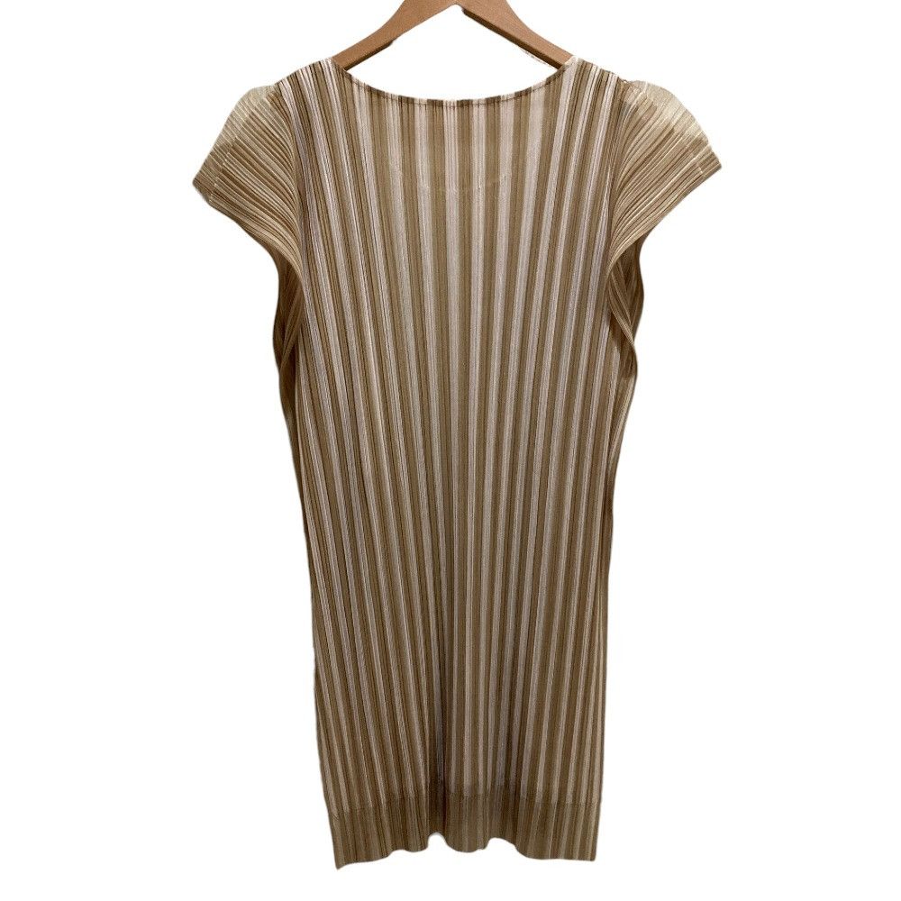 Issey Miyake Issey Miyake Pleats Please Issey Miyake Sheer Stripe Dress Textile Dresses PP41-JT677 DUTY FREE for USA Size ONE SIZE - 7 Thumbnail