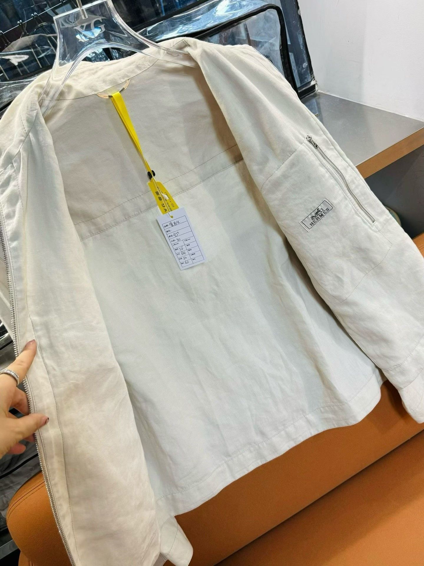 Hermes Hermès Linen Jacket Coat Size US M / EU 48-50 / 2 - 3 Thumbnail