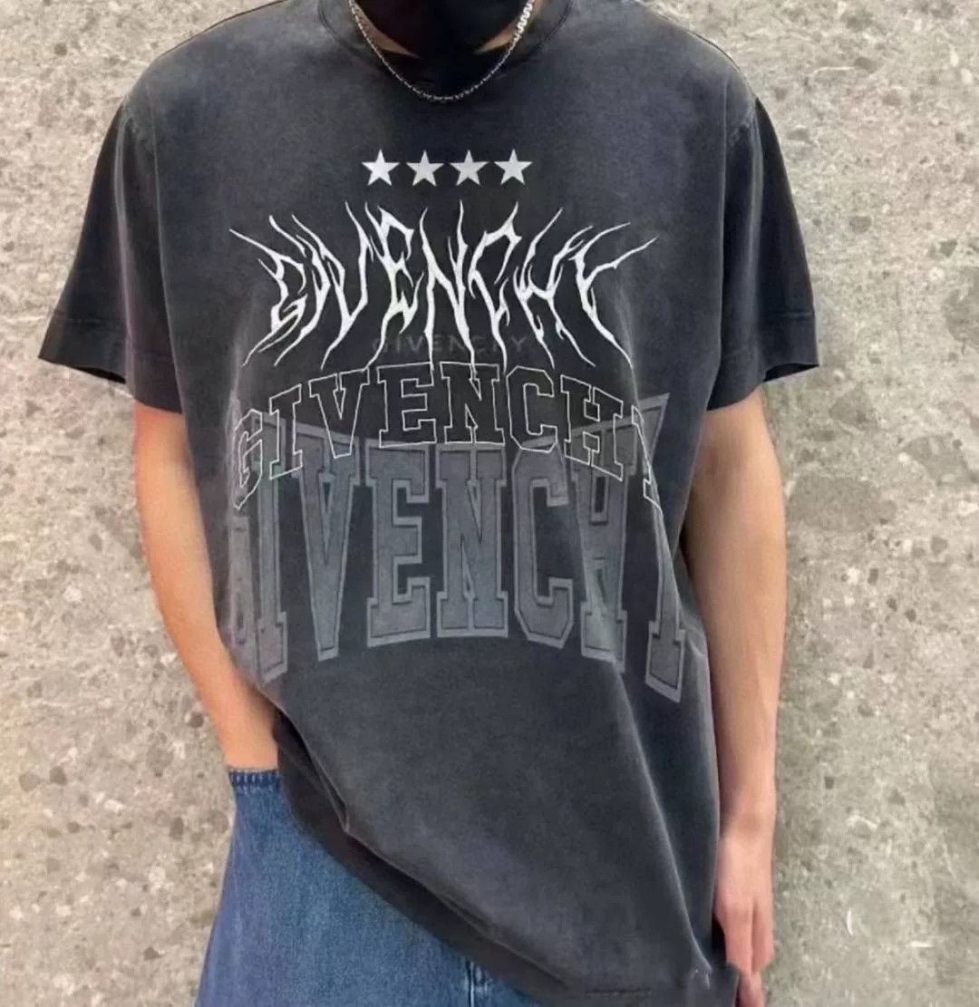 Givenchy Givenchy Washed Vintage Embroidered Short Sleeve Size US S / EU 44-46 / 1 - 7 Thumbnail