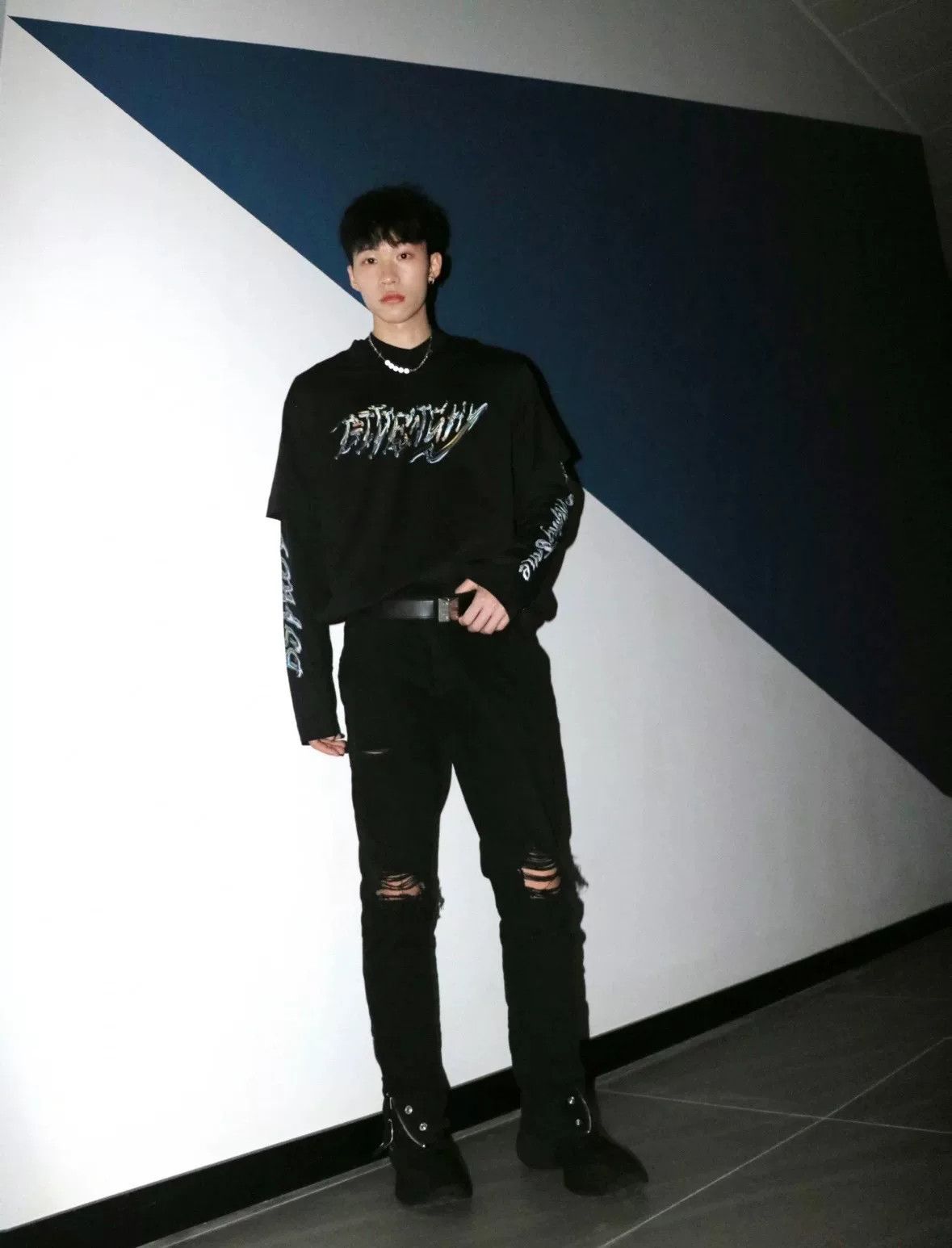 Givenchy Givenchy x BSTROY FW22 Logo Print Layered T-Shirt Size US M / EU 48-50 / 2 - 7 Thumbnail