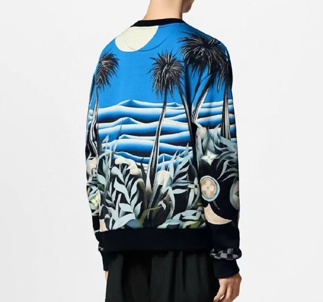 Louis Vuitton Louis Vuitton SS24 Graphic Print Crewneck Sweatshirt Size US L / EU 52-54 / 3 - 8 Thumbnail