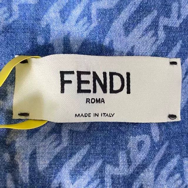 Fendi FENDI SS22 Logo Print High-Waist Shorts Size 40" / US 18 - 4 Thumbnail