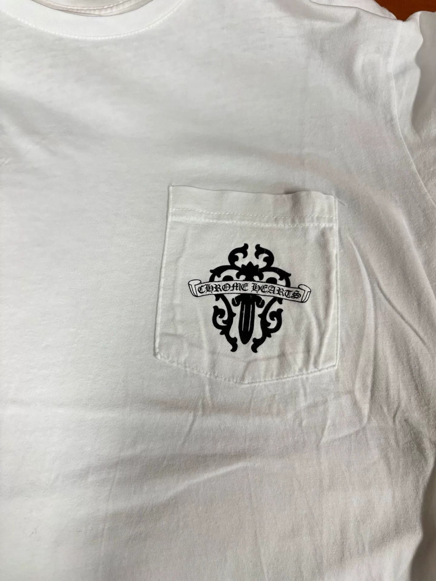 Chrome Hearts Chrome Hearts White Sword Sanskrit Scroll T-shirt Size US M / EU 48-50 / 2 - 5 Thumbnail