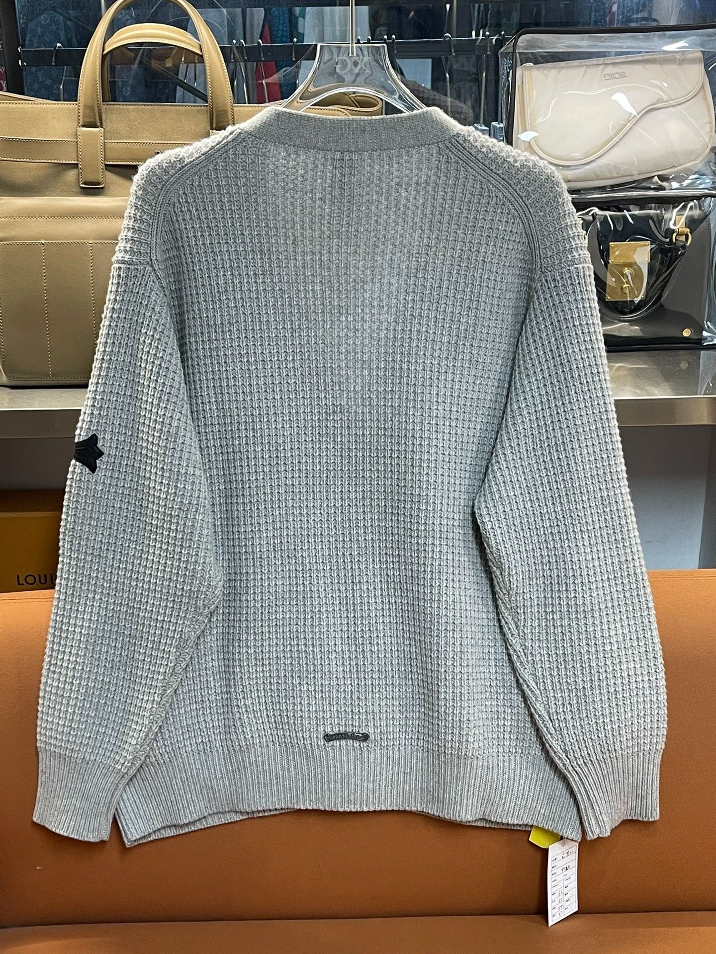 Chrome Hearts Chrome Hearts Cross Patch Waffle Cardigan Size US M / EU 48-50 / 2 - 2 Thumbnail