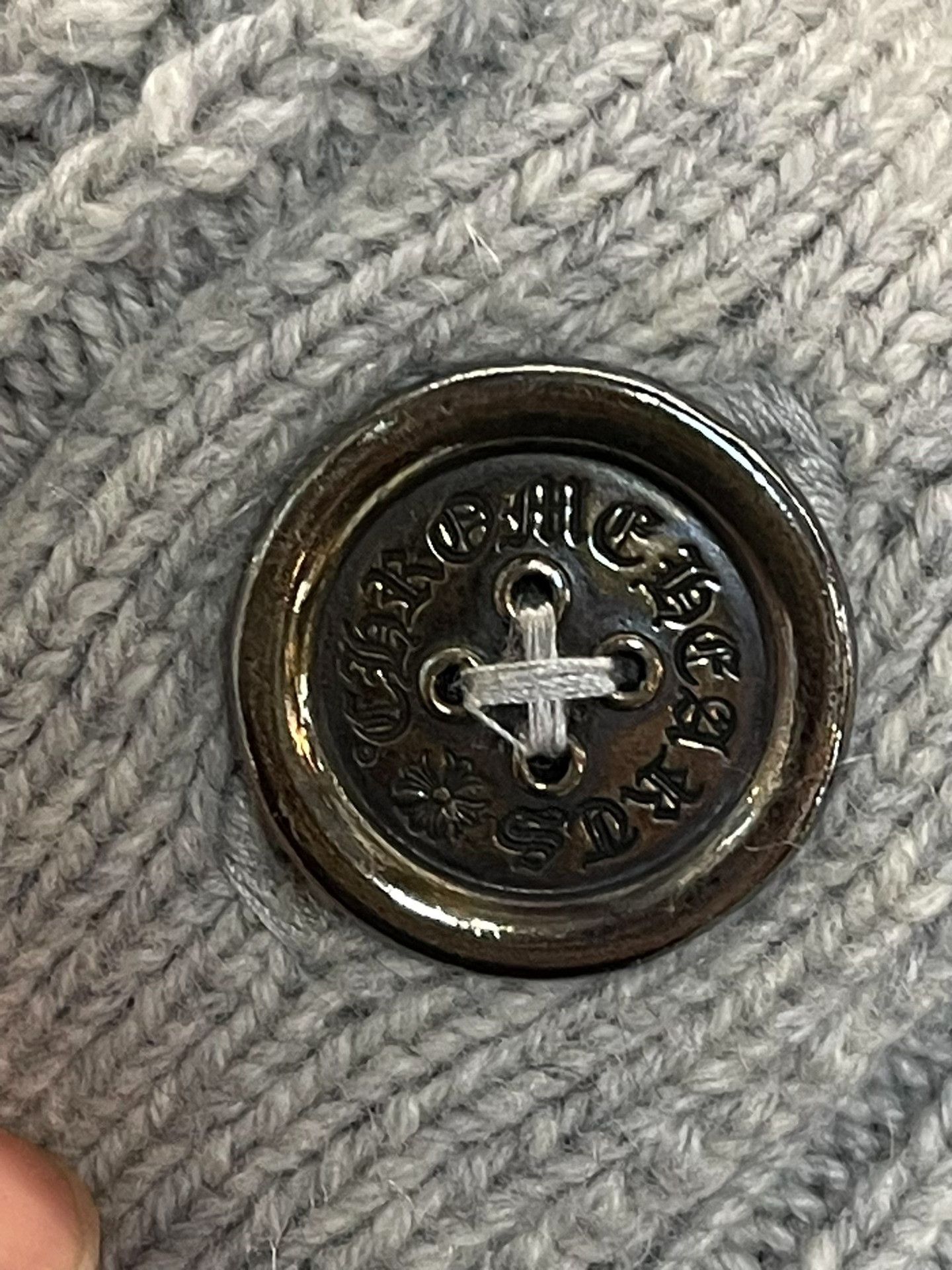 Chrome Hearts Chrome Hearts Cross Patch Waffle Cardigan Size US M / EU 48-50 / 2 - 3 Thumbnail