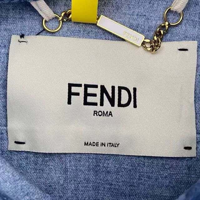 Fendi FENDI SS22 Geometric Print Short Sleeve Shirt Size S / US 4 / IT 40 - 4 Thumbnail