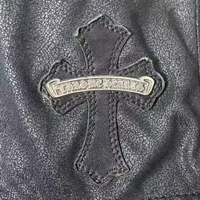 Chrome Hearts Chrome Hearts Cross Logo Silver Buckle Shorts Size US 35 - 4 Thumbnail