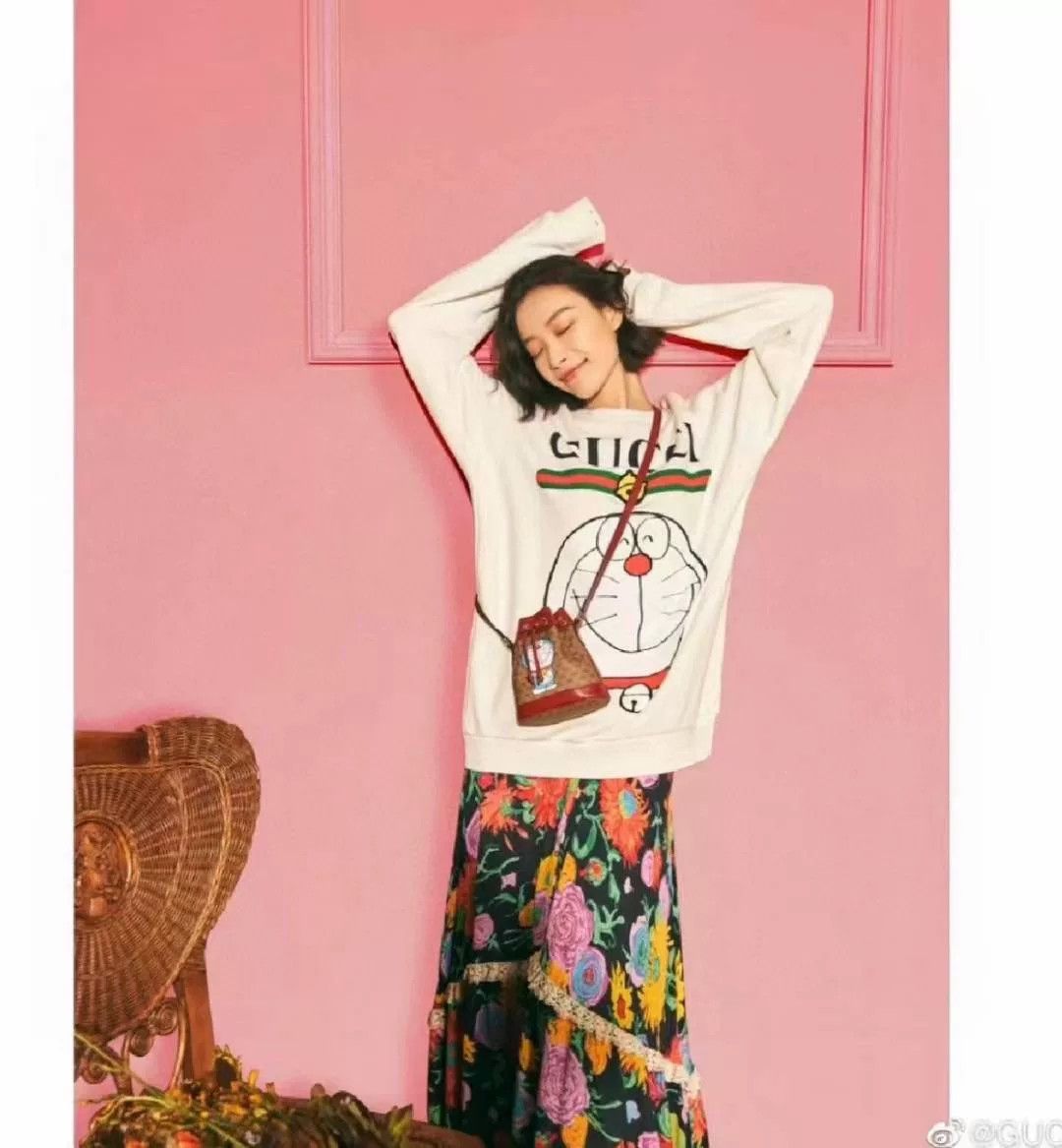 Gucci Gucci x Doraemon Collaboration White Sweatshirt Size US XL / EU 56 / 4 - 8 Thumbnail