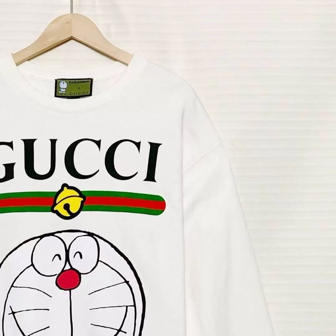Gucci Gucci x Doraemon Collaboration White Sweatshirt Size US XL / EU 56 / 4 - 3 Thumbnail
