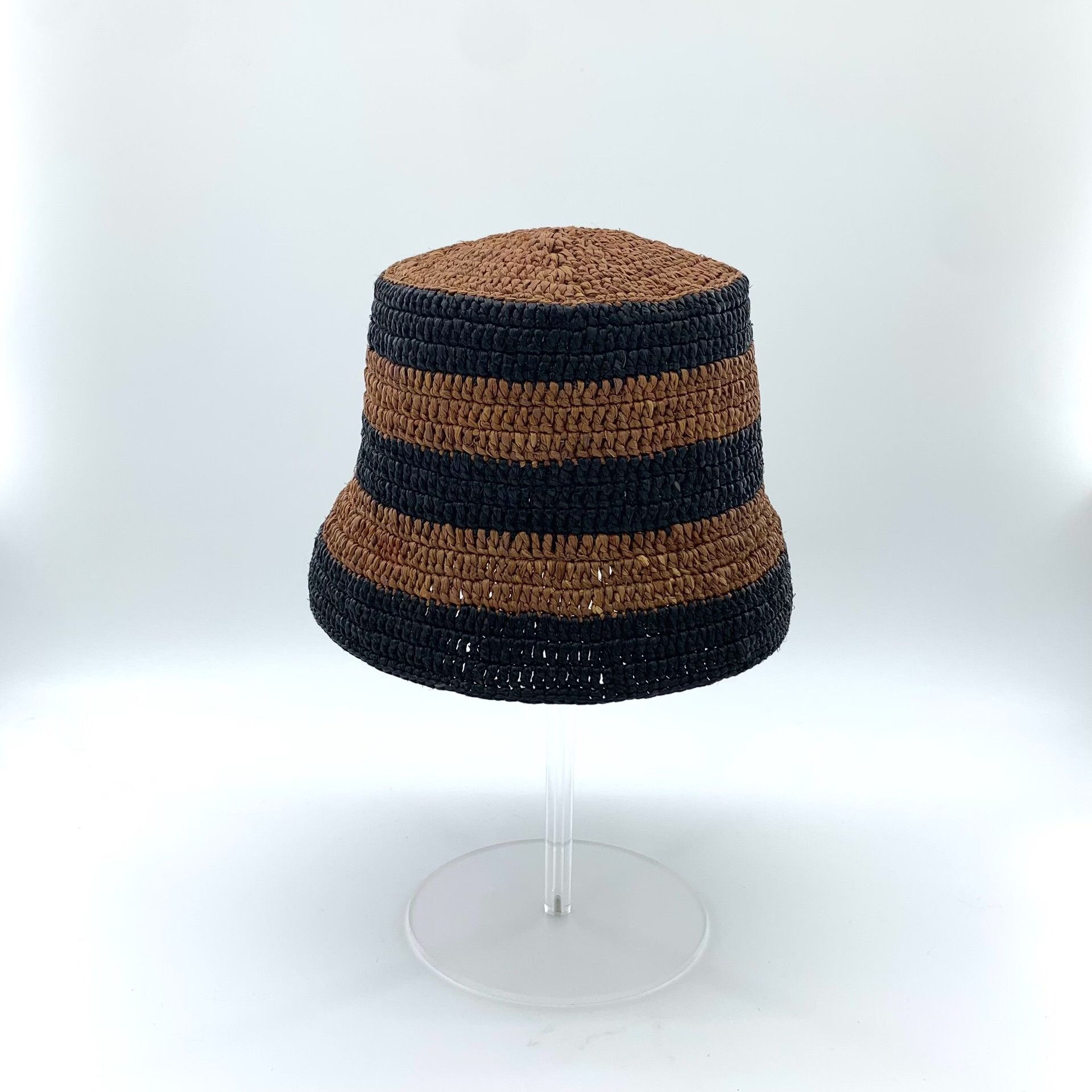Loewe Loewe Logo Embroidery Raffia Straw Bucket Hat Size ONE SIZE - 2 Thumbnail
