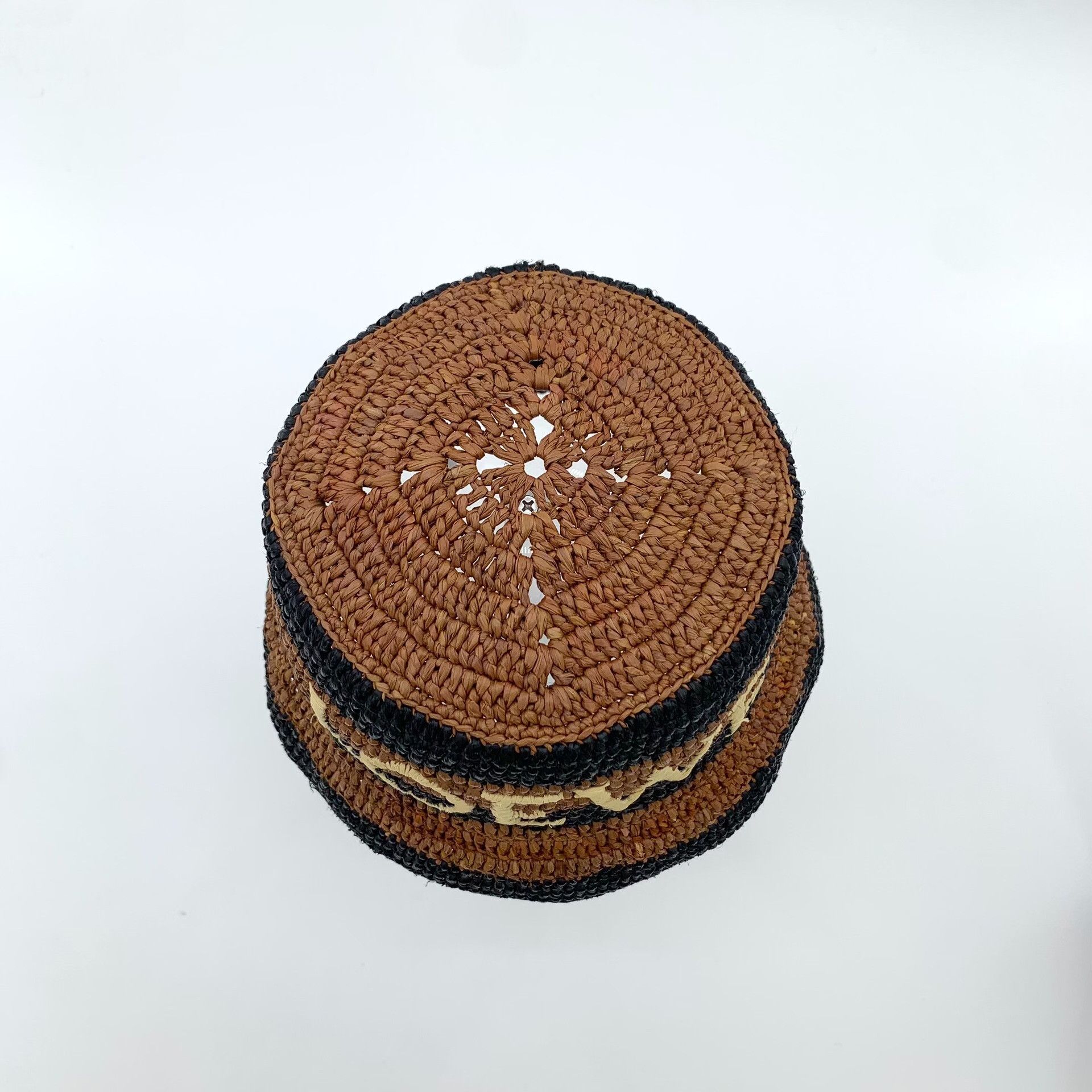 Loewe Loewe Logo Embroidery Raffia Straw Bucket Hat Size ONE SIZE - 5 Thumbnail