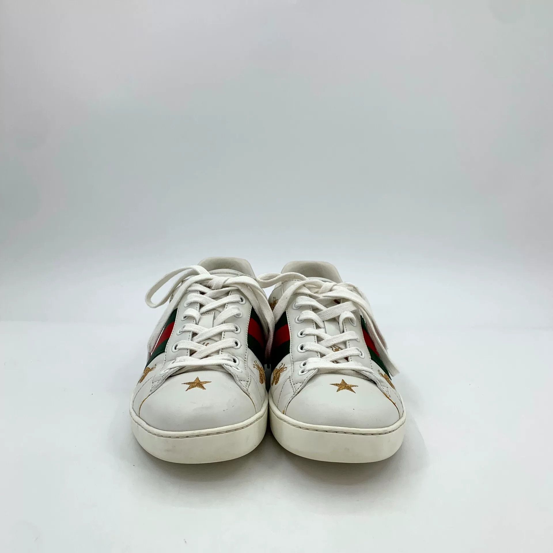 Gucci Gucci Ace White Bee Embroidery Sneakers Size US 8 / EU 41 - 3 Thumbnail
