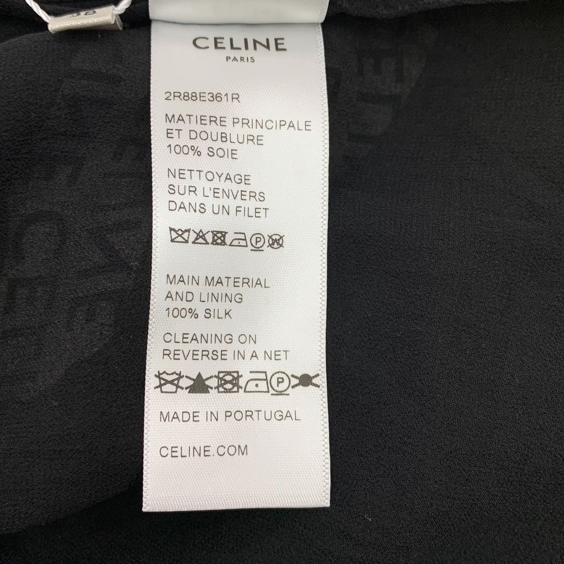 Celine Celine Camouflage Logo Print Silk Dress Size S / US 4 / IT 40 - 8 Thumbnail