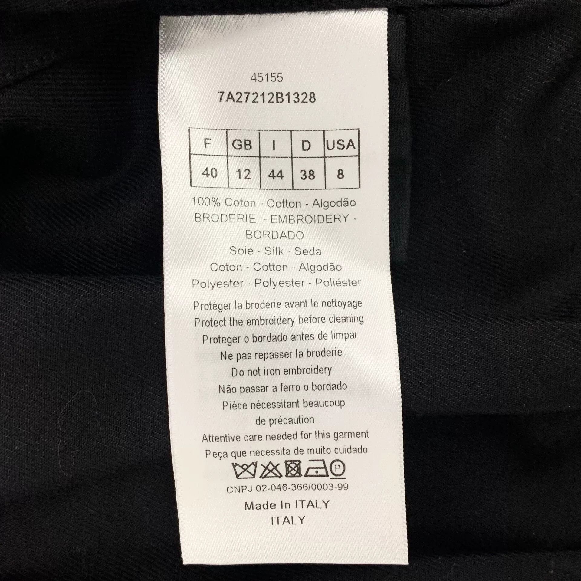 Dior Dior Black Badge Embroidery Cotton Jacket Size S / US 4 / IT 40 - 6 Thumbnail