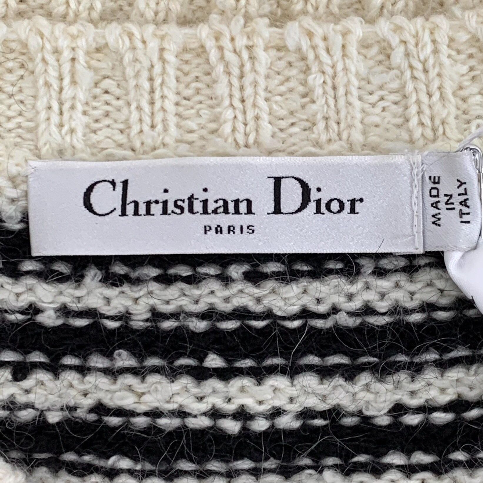 Dior Dior Colorblock Stripe Star Cotton Sweater Size S / US 4 / IT 40 - 6 Thumbnail