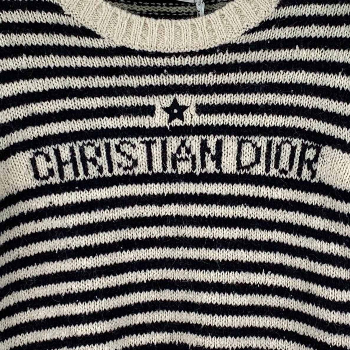 Dior Dior Colorblock Stripe Star Cotton Sweater Size S / US 4 / IT 40 - 4 Thumbnail