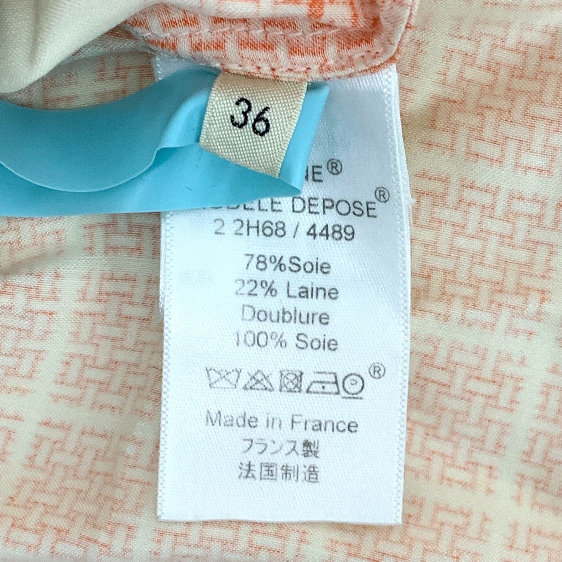 Celine Celine Orange Silk Pleated Casual Skirt Size 36" / US 14 / IT 50 - 6 Thumbnail