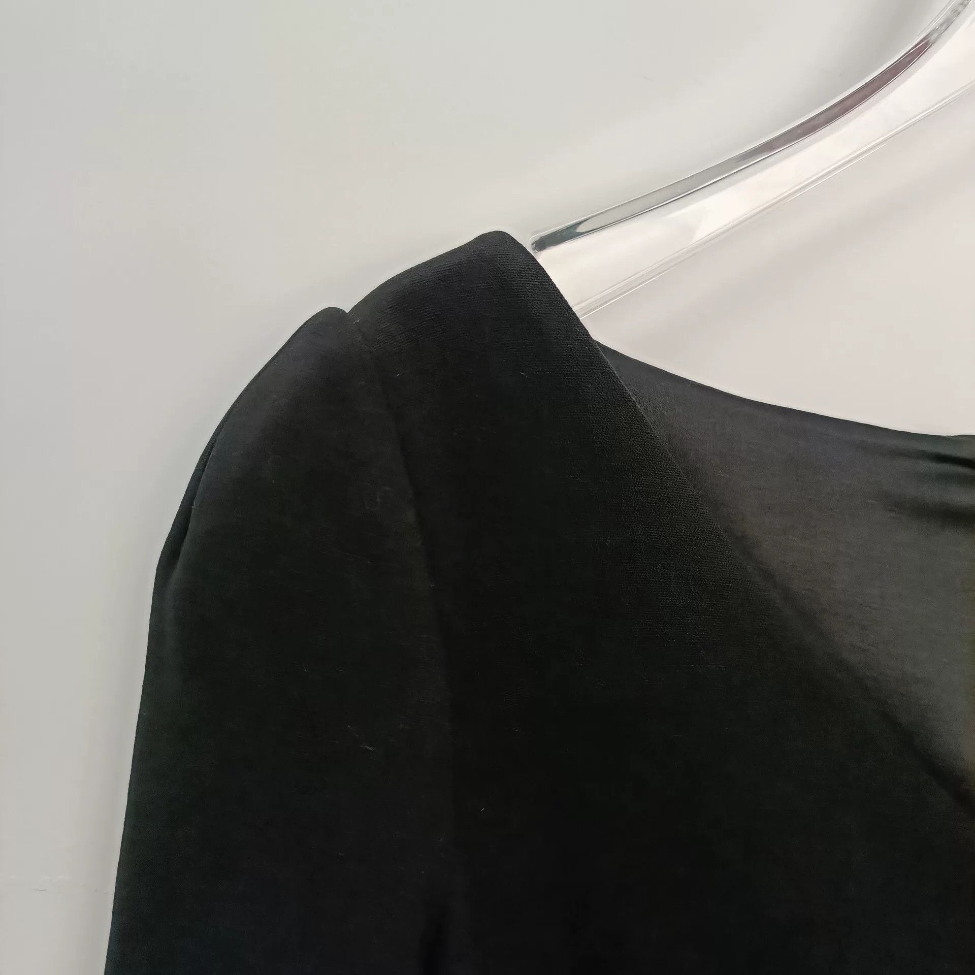 Dolce & Gabbana Dolce Gabbana Black V-Neck Short-Sleeve Dress Size S / US 4 / IT 40 - 3 Thumbnail