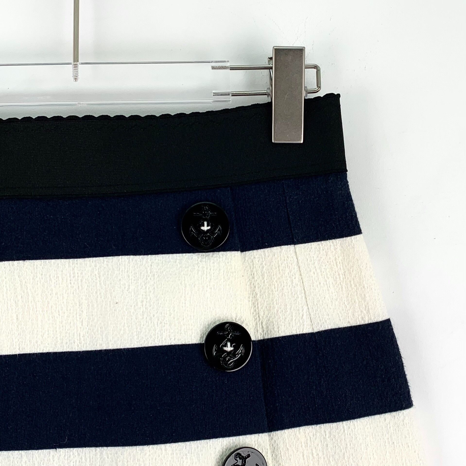 Dolce & Gabbana Dolce Gabbana Striped Cotton Skirt Size 40" / US 18 - 3 Thumbnail