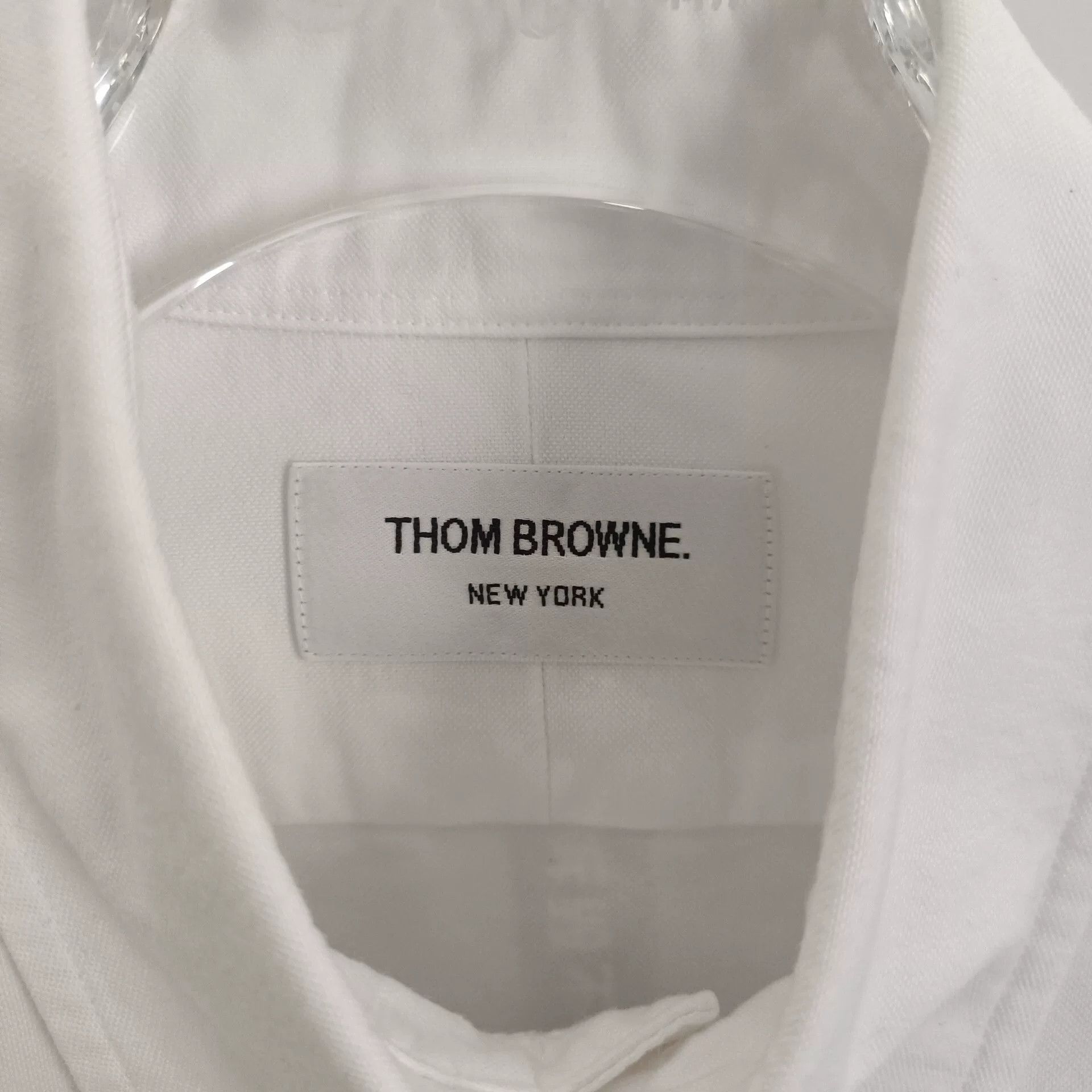 Thom Browne Thom Browne White Double-Sleeve Cotton Shirt Size US L / EU 52-54 / 3 - 5 Thumbnail