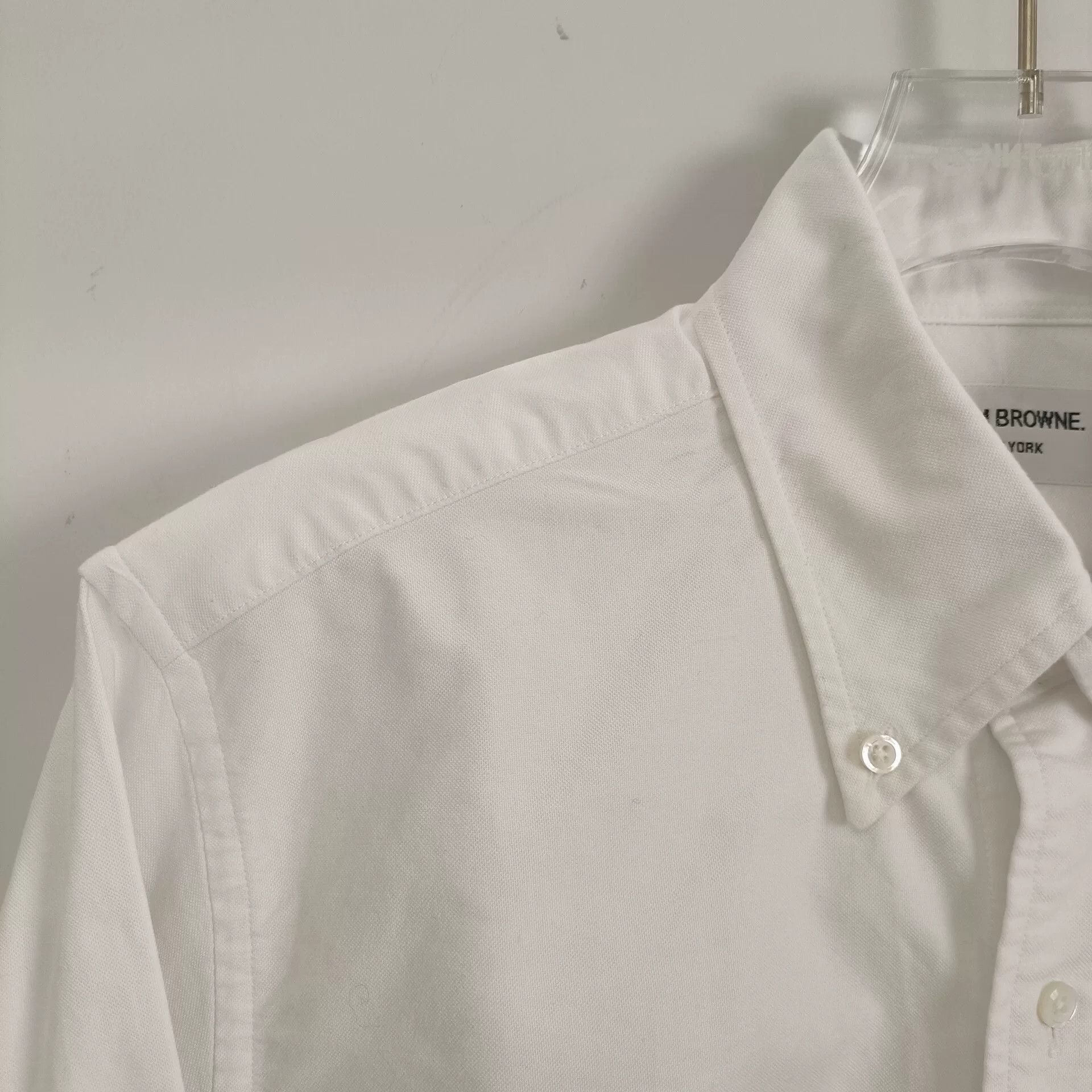 Thom Browne Thom Browne White Double-Sleeve Cotton Shirt Size US L / EU 52-54 / 3 - 3 Thumbnail