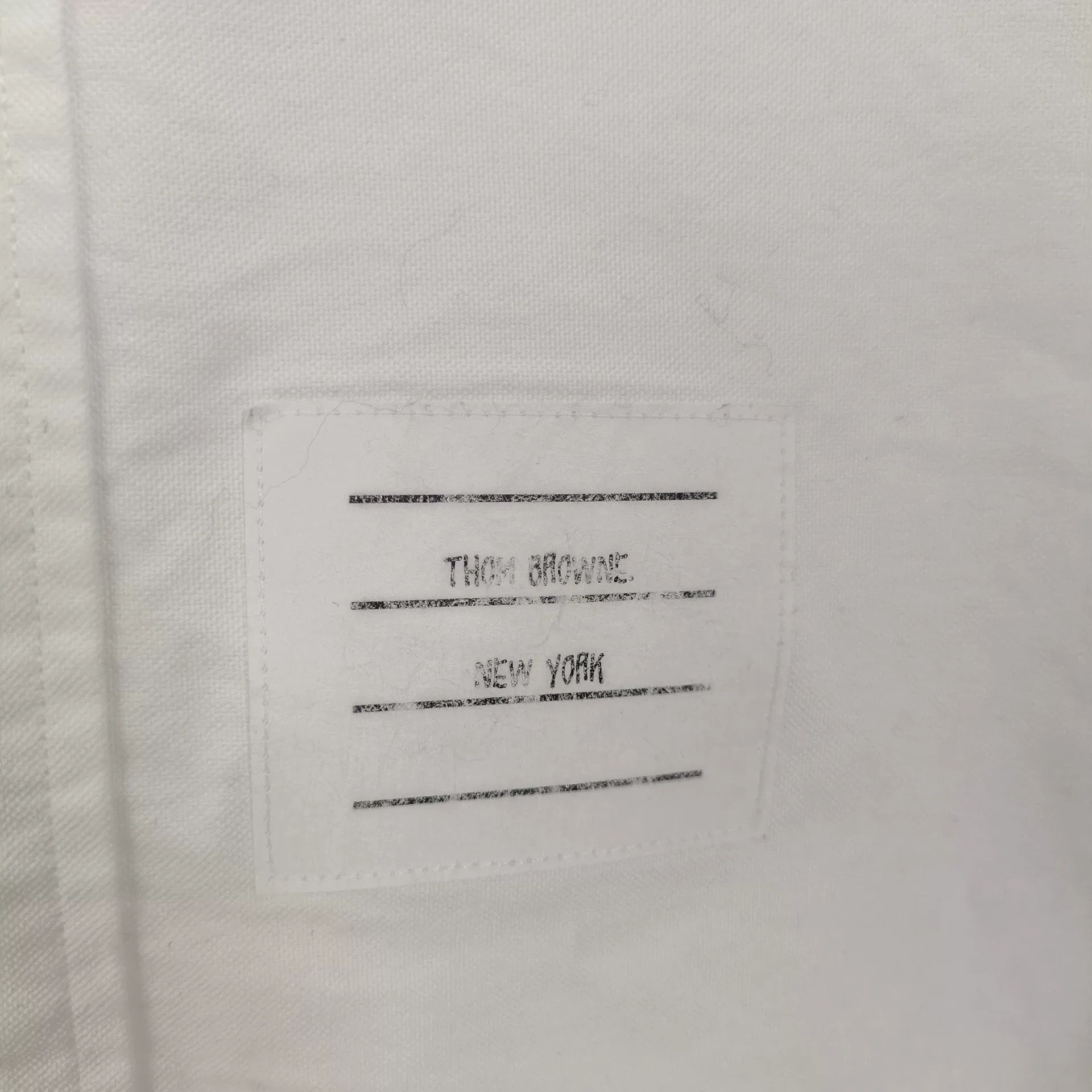 Thom Browne Thom Browne White Double-Sleeve Cotton Shirt Size US L / EU 52-54 / 3 - 6 Thumbnail