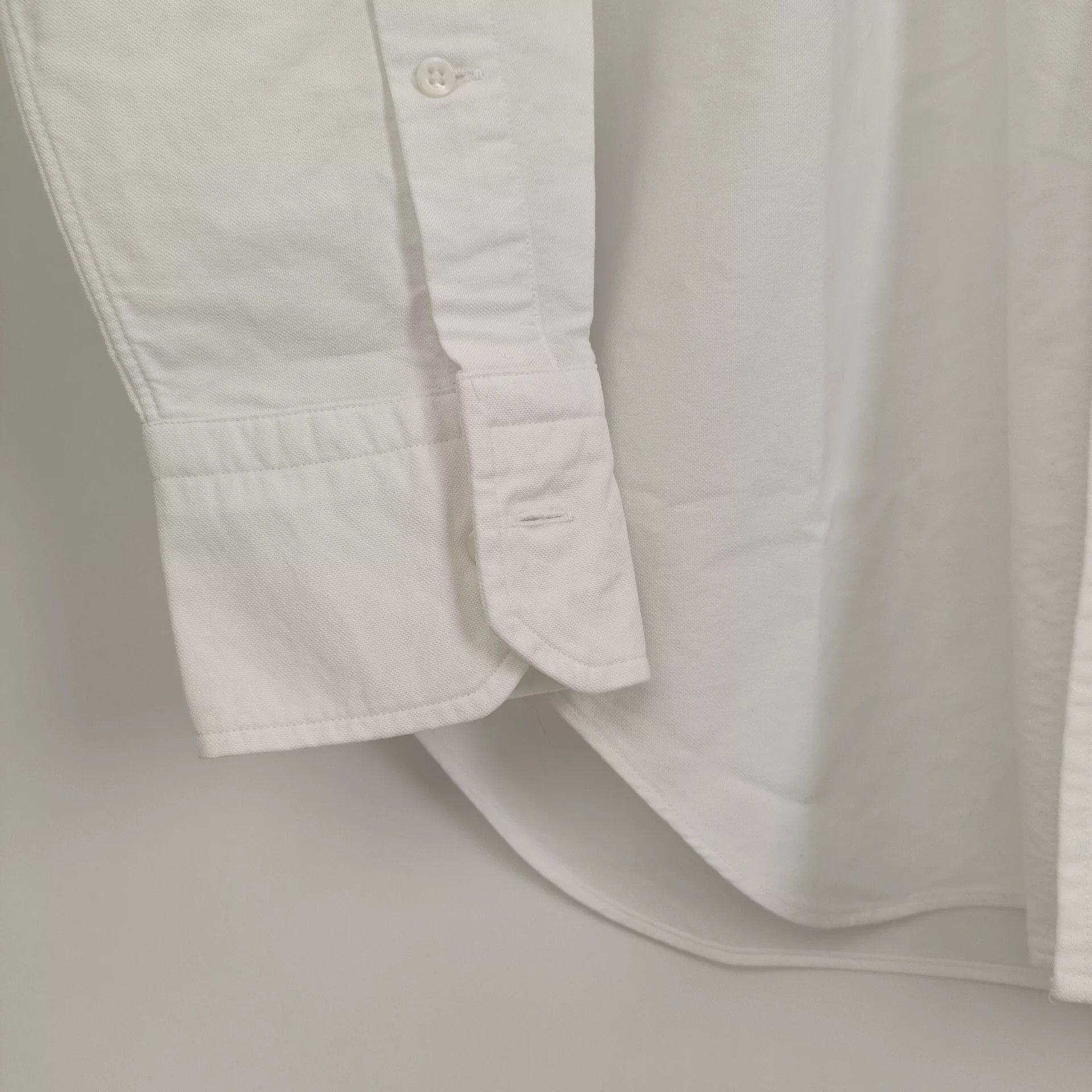 Thom Browne Thom Browne White Double-Sleeve Cotton Shirt Size US L / EU 52-54 / 3 - 4 Thumbnail