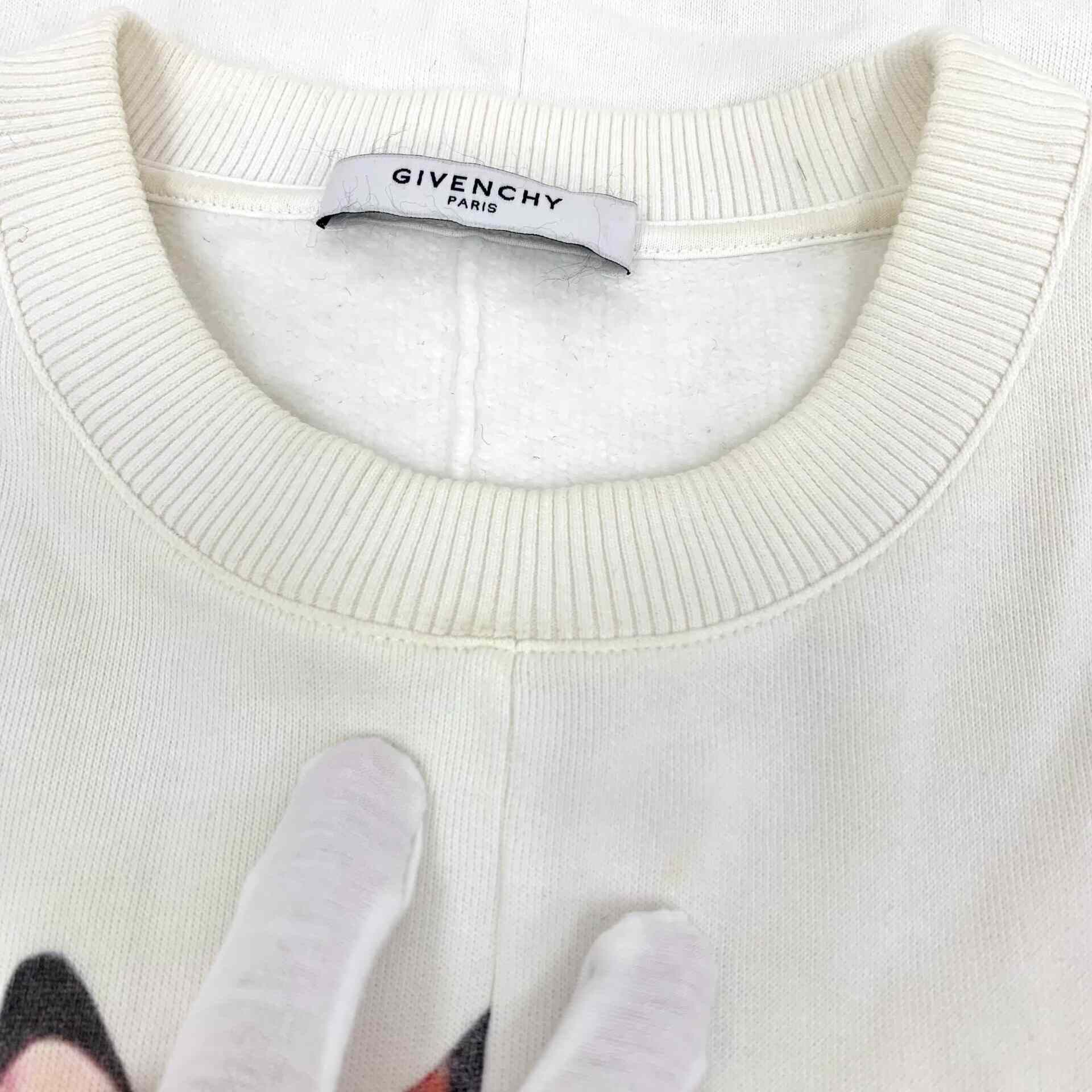 Givenchy Givenchy Bambi Print White Cotton Sweatshirt Size XS / US 0-2 / IT 36-38 - 8 Thumbnail