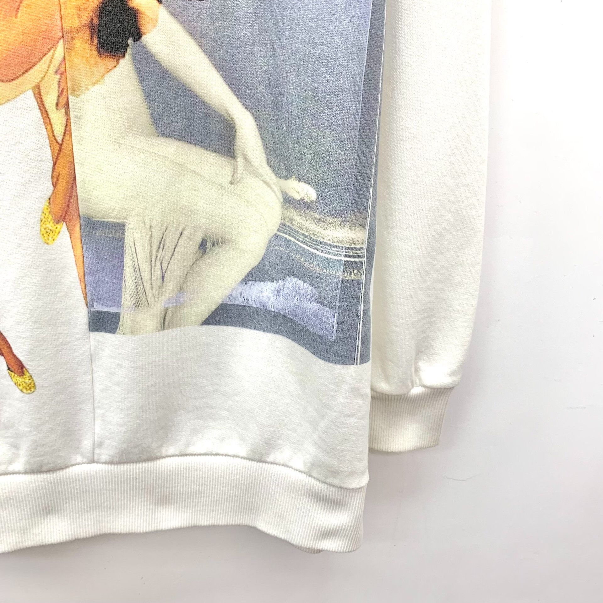 Givenchy Givenchy Bambi Print White Cotton Sweatshirt Size XS / US 0-2 / IT 36-38 - 4 Thumbnail