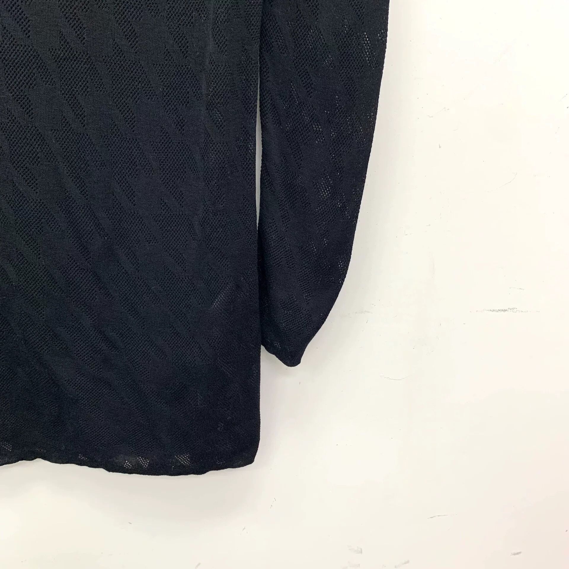 Balmain Balmain Black Button Detail Knit Dress Size M / US 6-8 / IT 42-44 - 4 Thumbnail