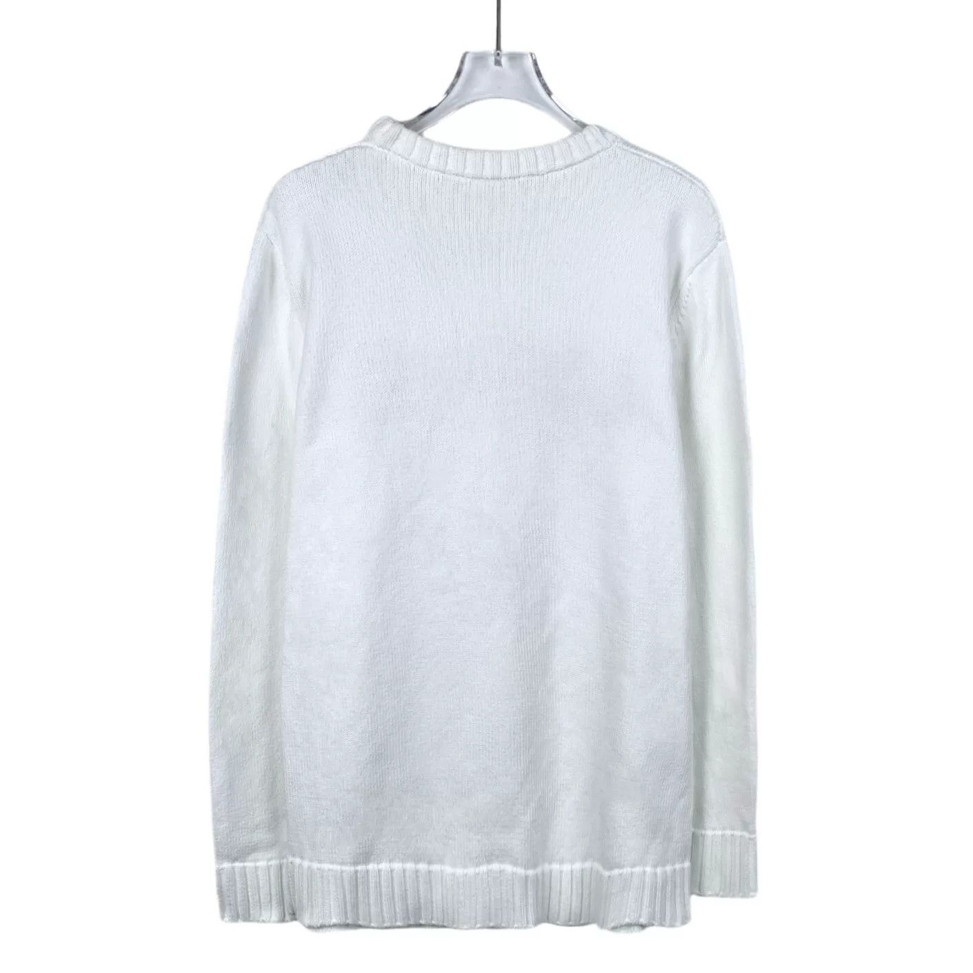 Loewe Loewe Logo Embroidered Cotton Crewneck Sweater Size XS / US 0-2 / IT 36-38 - 2 Thumbnail