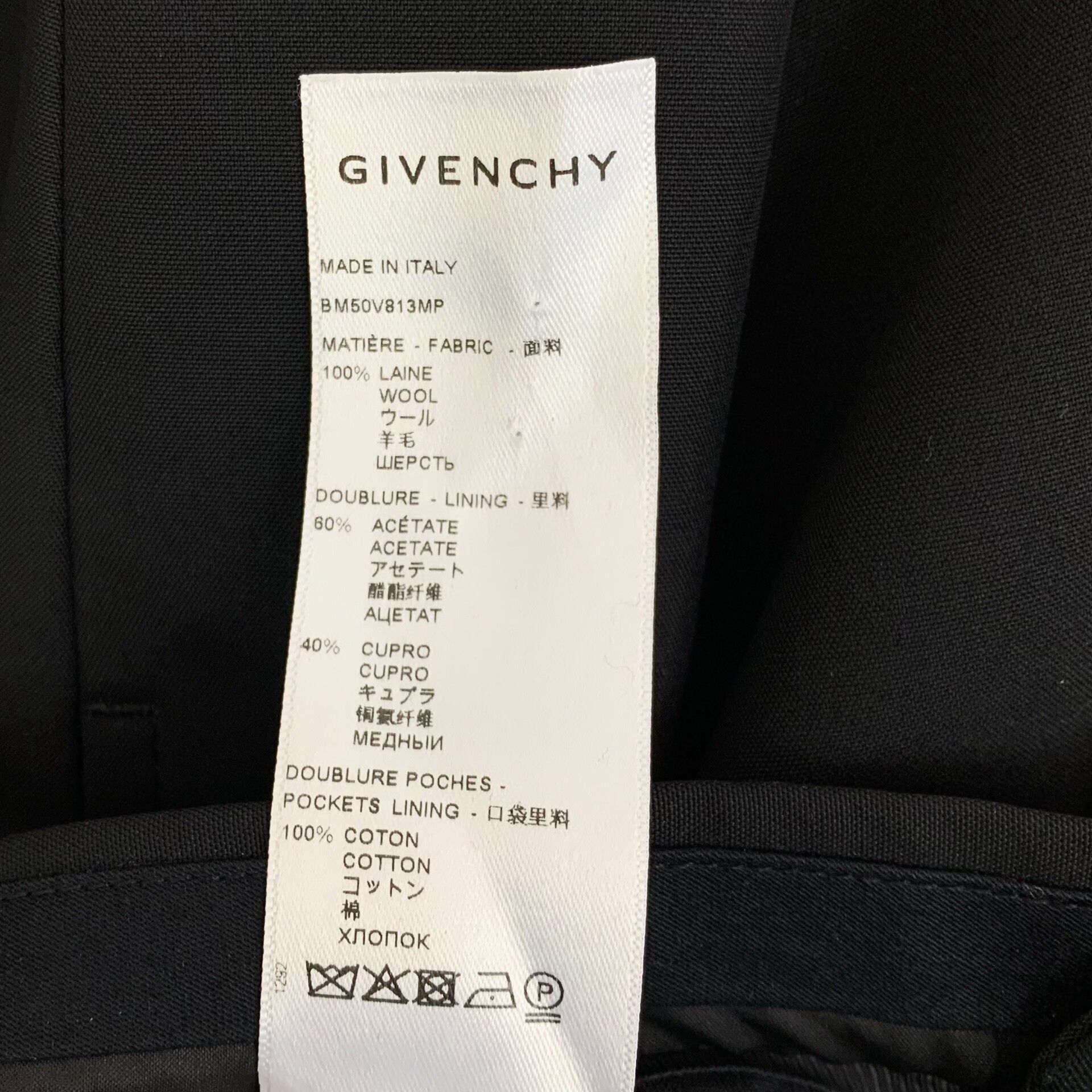 Givenchy Givenchy Wool Casual Pants Chain Decor Size US 34 / EU 50 - 7 Thumbnail