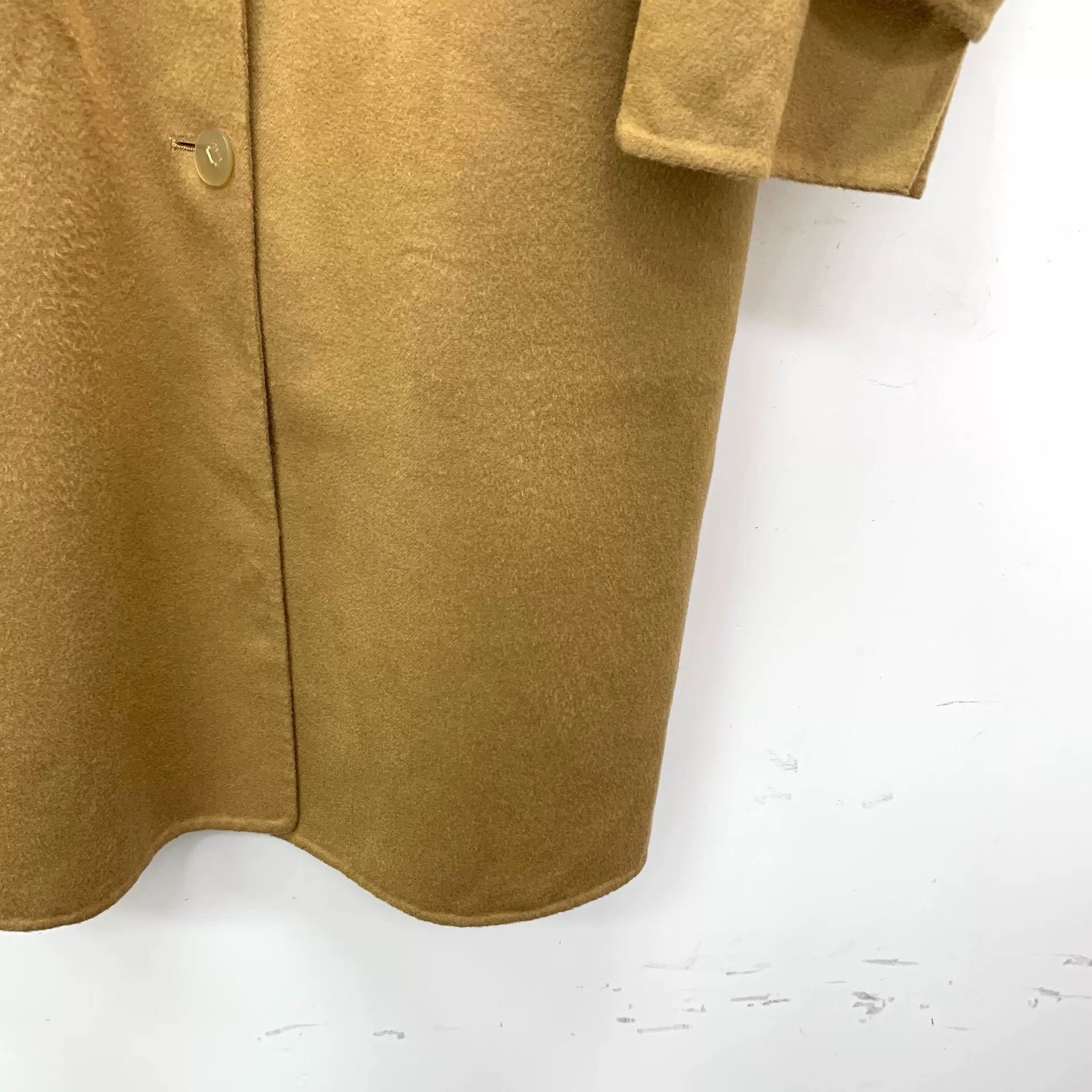 Loewe Loewe Brown Wool Collar Long Coat Size XXS / US 00 / IT 34 - 4 Thumbnail