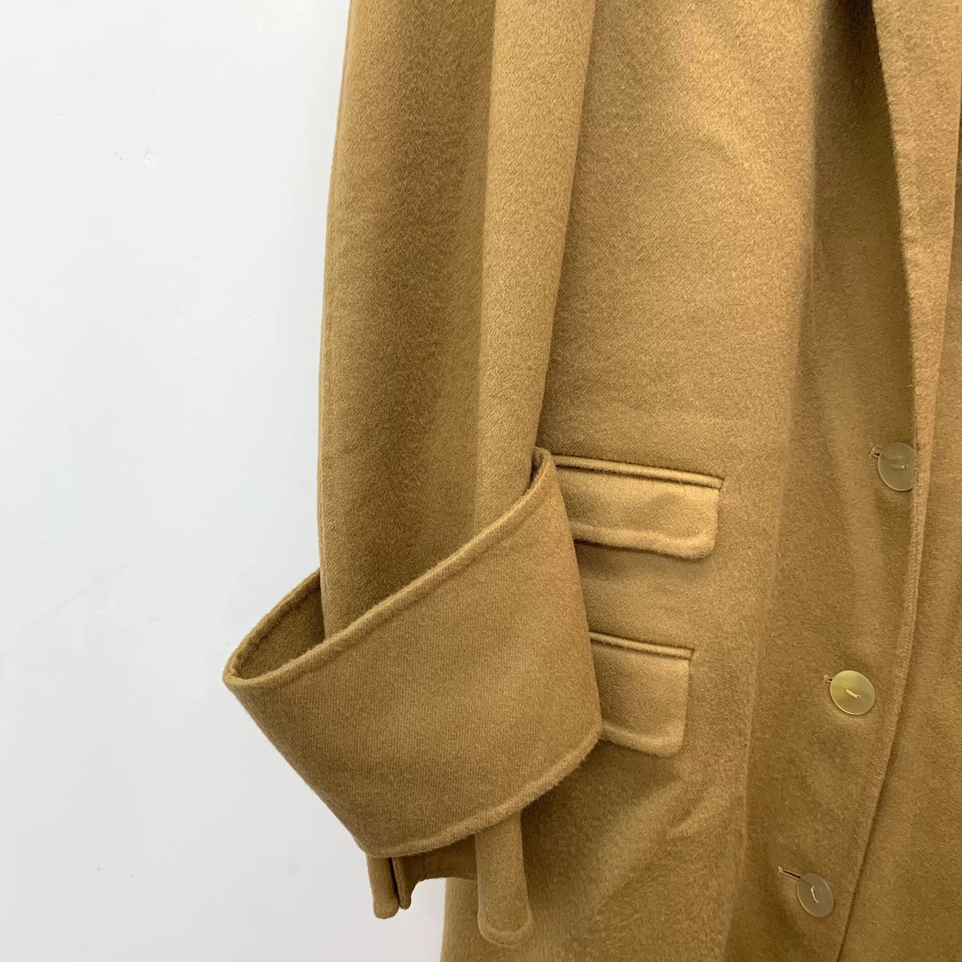 Loewe Loewe Brown Wool Collar Long Coat Size XXS / US 00 / IT 34 - 3 Thumbnail