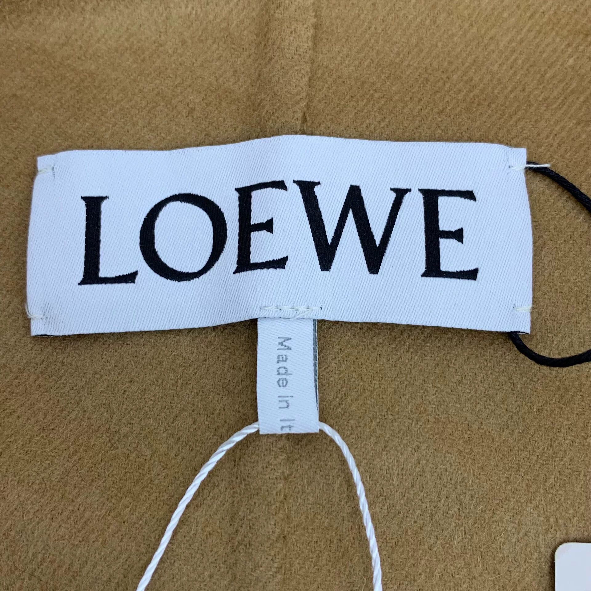 Loewe Loewe Brown Wool Collar Long Coat Size XXS / US 00 / IT 34 - 5 Thumbnail