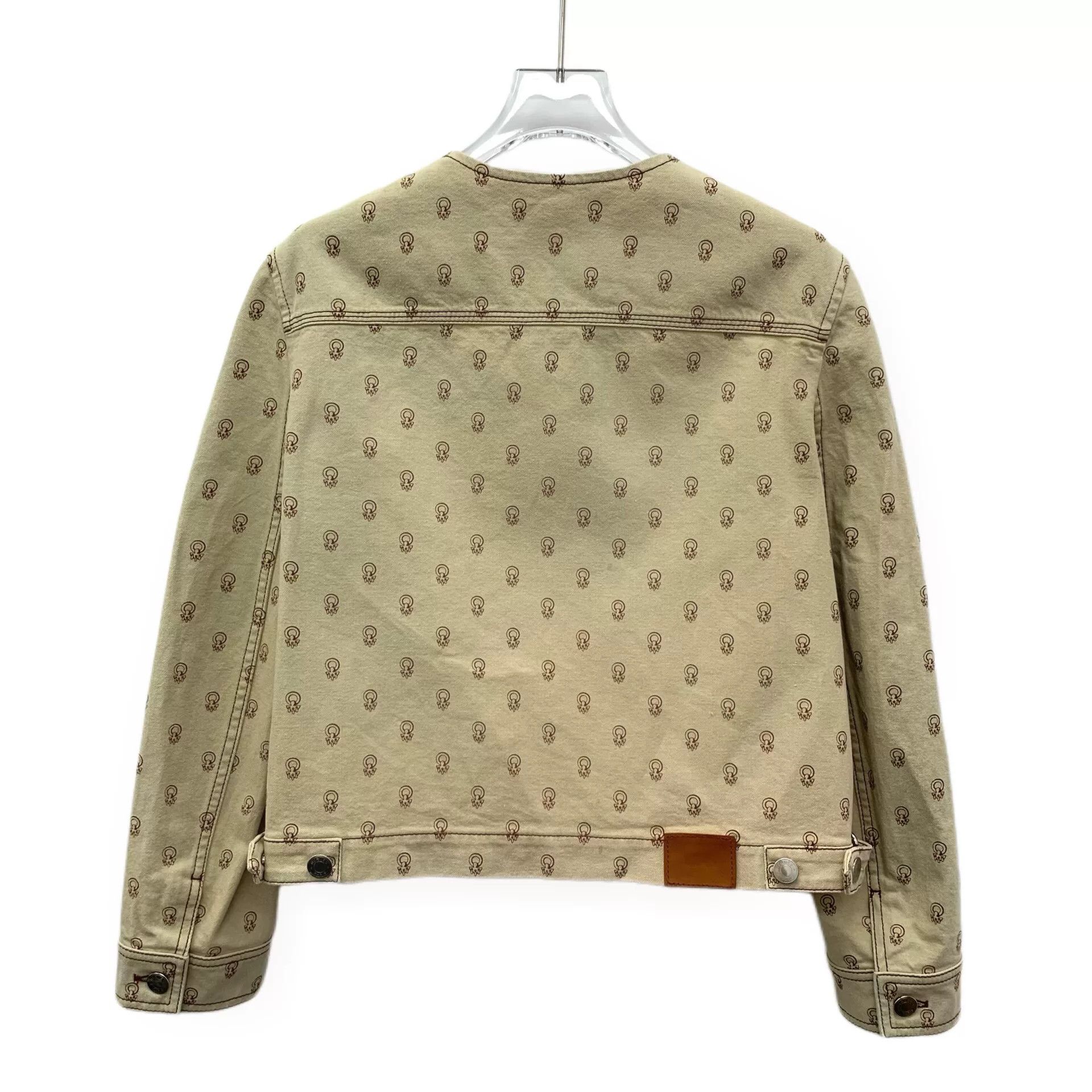Hermes Hermes Cliquetis Brown Cotton Jacket Size XS / US 0-2 / IT 36-38 - 2 Thumbnail