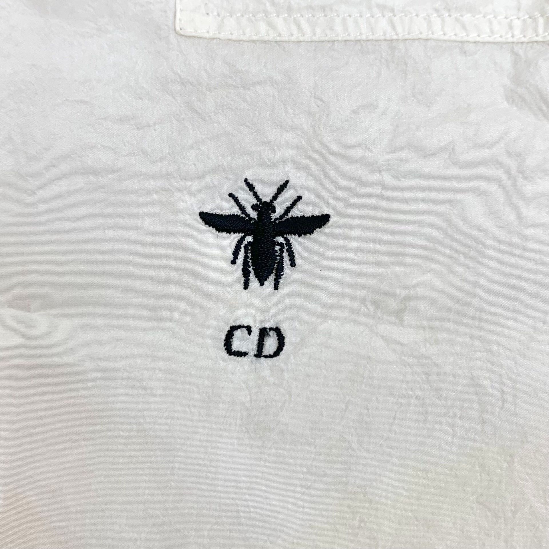 Dior Dior Silk Sleeveless Bee Embroidery Shirt Size XXS / US 00 / IT 34 - 5 Thumbnail