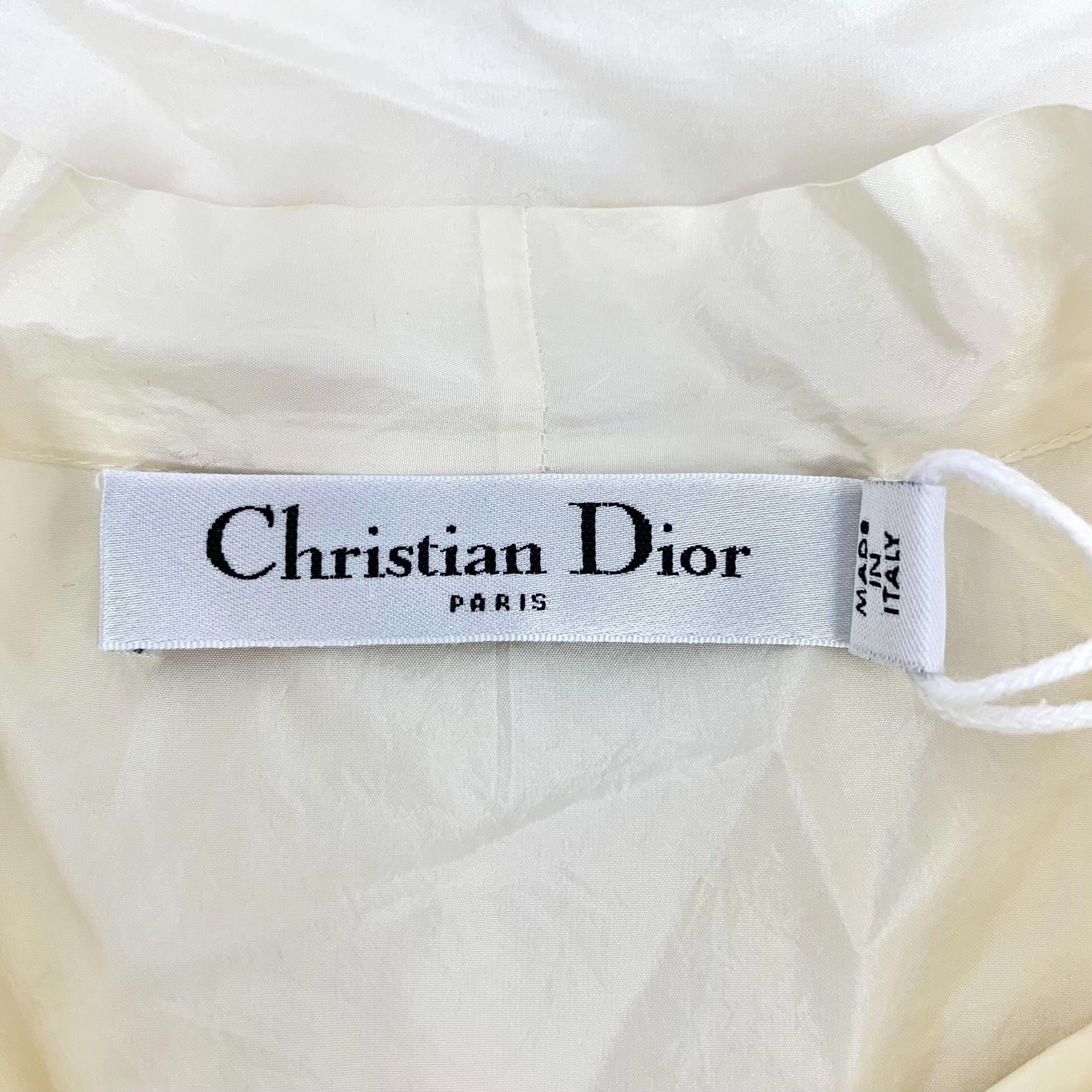 Dior Dior Silk Sleeveless Bee Embroidery Shirt Size XXS / US 00 / IT 34 - 6 Thumbnail