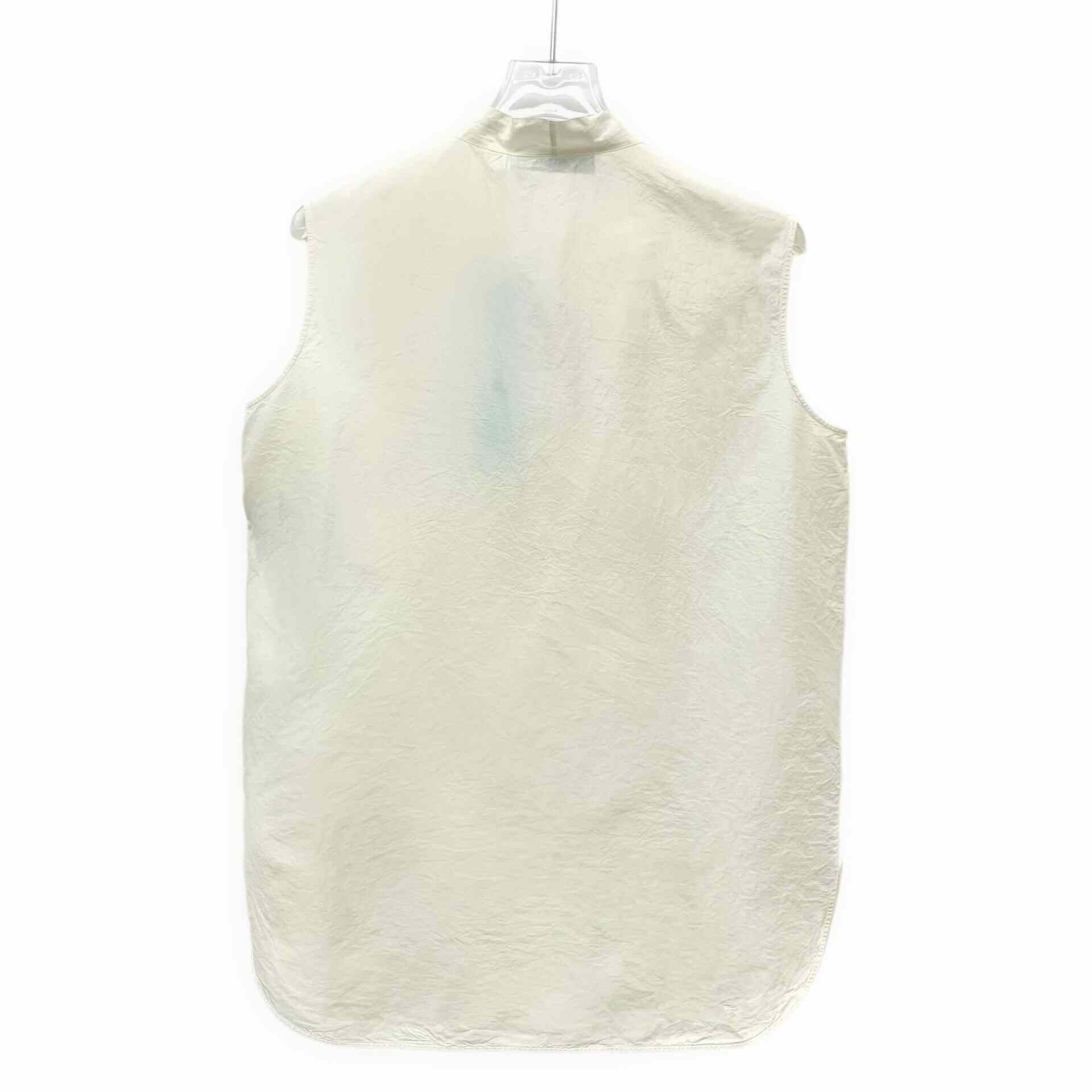 Dior Dior Silk Sleeveless Bee Embroidery Shirt Size XXS / US 00 / IT 34 - 2 Thumbnail