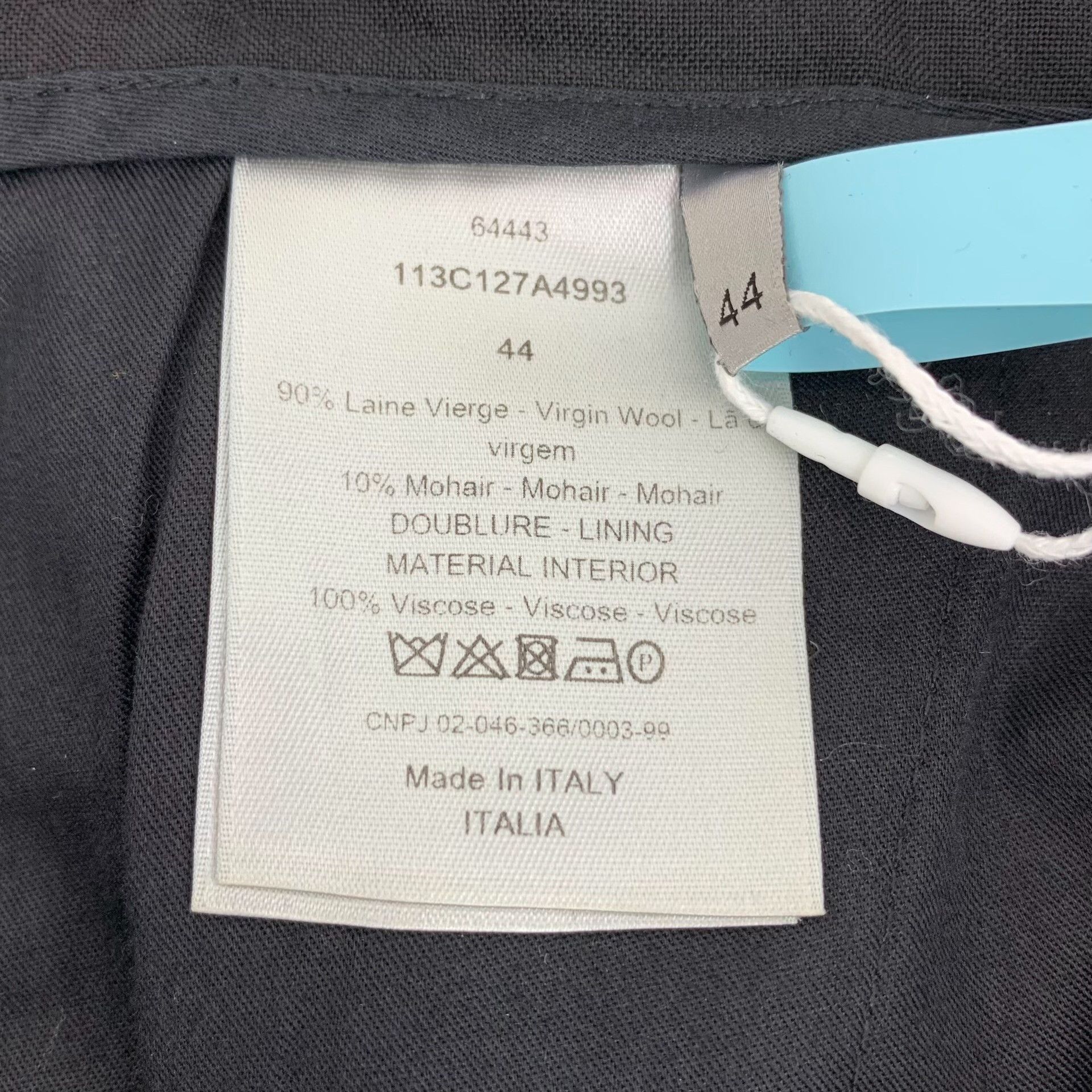 Dior Dior Black Wool Casual Trousers Size 42" / US 20 - 7 Thumbnail