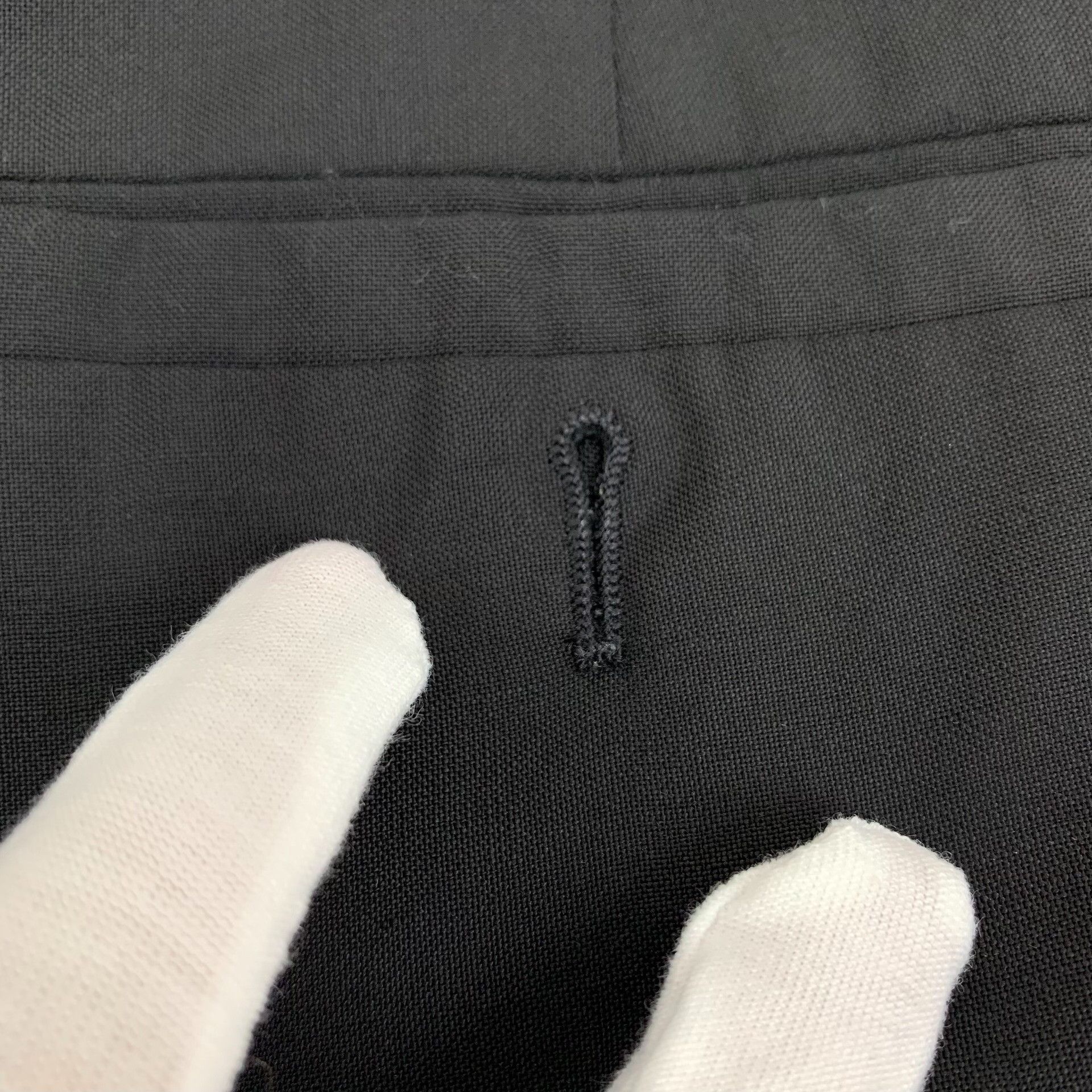 Dior Dior Black Wool Casual Trousers Size 42" / US 20 - 9 Thumbnail