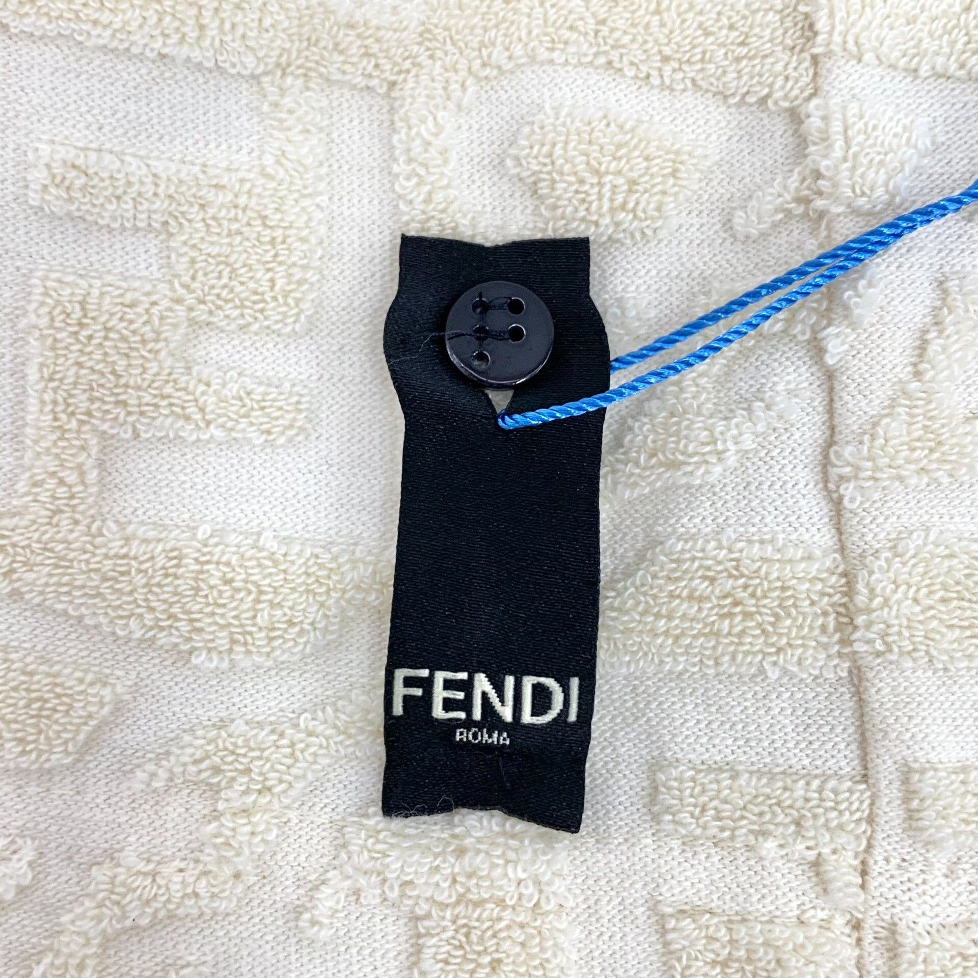 Fendi Fendi Double F Embossed Print Cotton T-shirt Size XS / US 0-2 / IT 36-38 - 6 Thumbnail