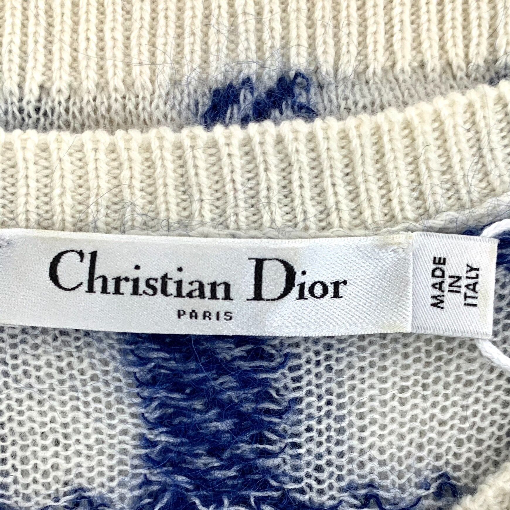 Dior Dior Blue Plaid Wool Sleeveless Knit Vest Size XXS / US 00 / IT 34 - 5 Thumbnail