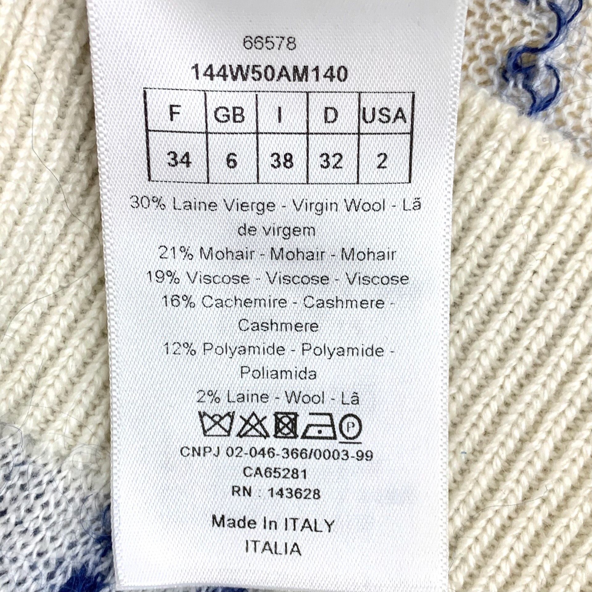 Dior Dior Blue Plaid Wool Sleeveless Knit Vest Size XXS / US 00 / IT 34 - 6 Thumbnail