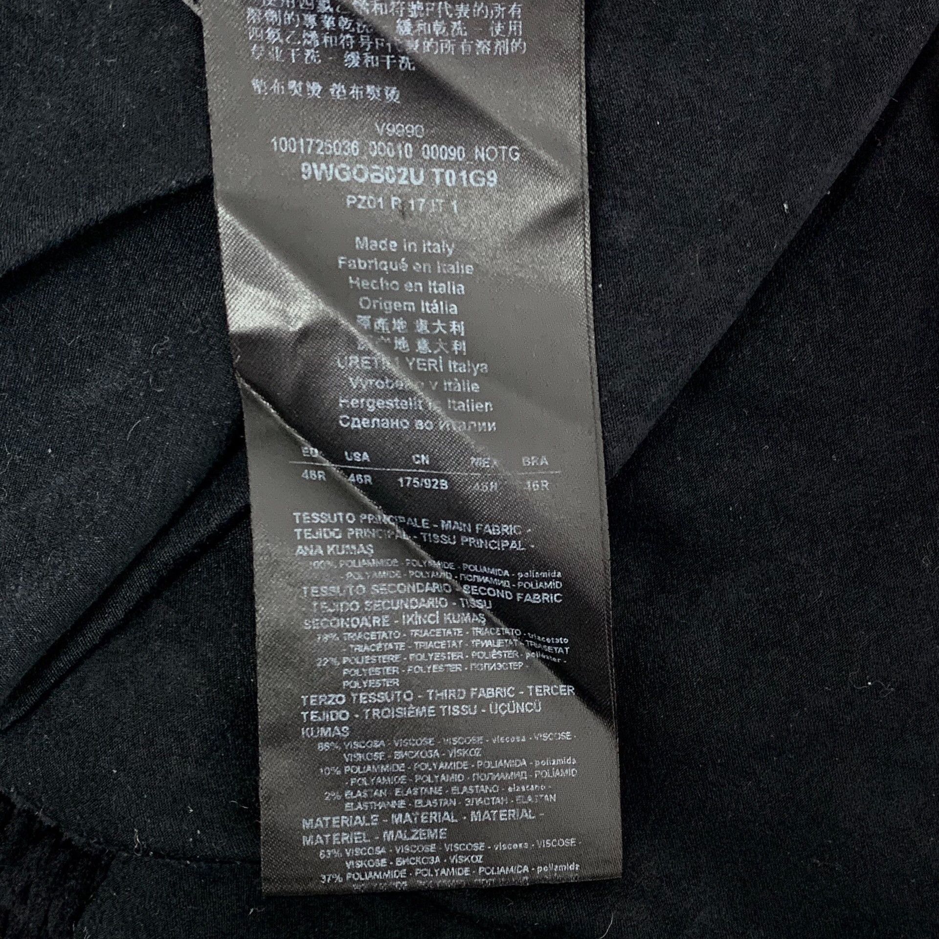 Giorgio Armani Giorgio Armani Triangular Logo Cotton Jacket Size US S / EU 44-46 / 1 - 8 Thumbnail
