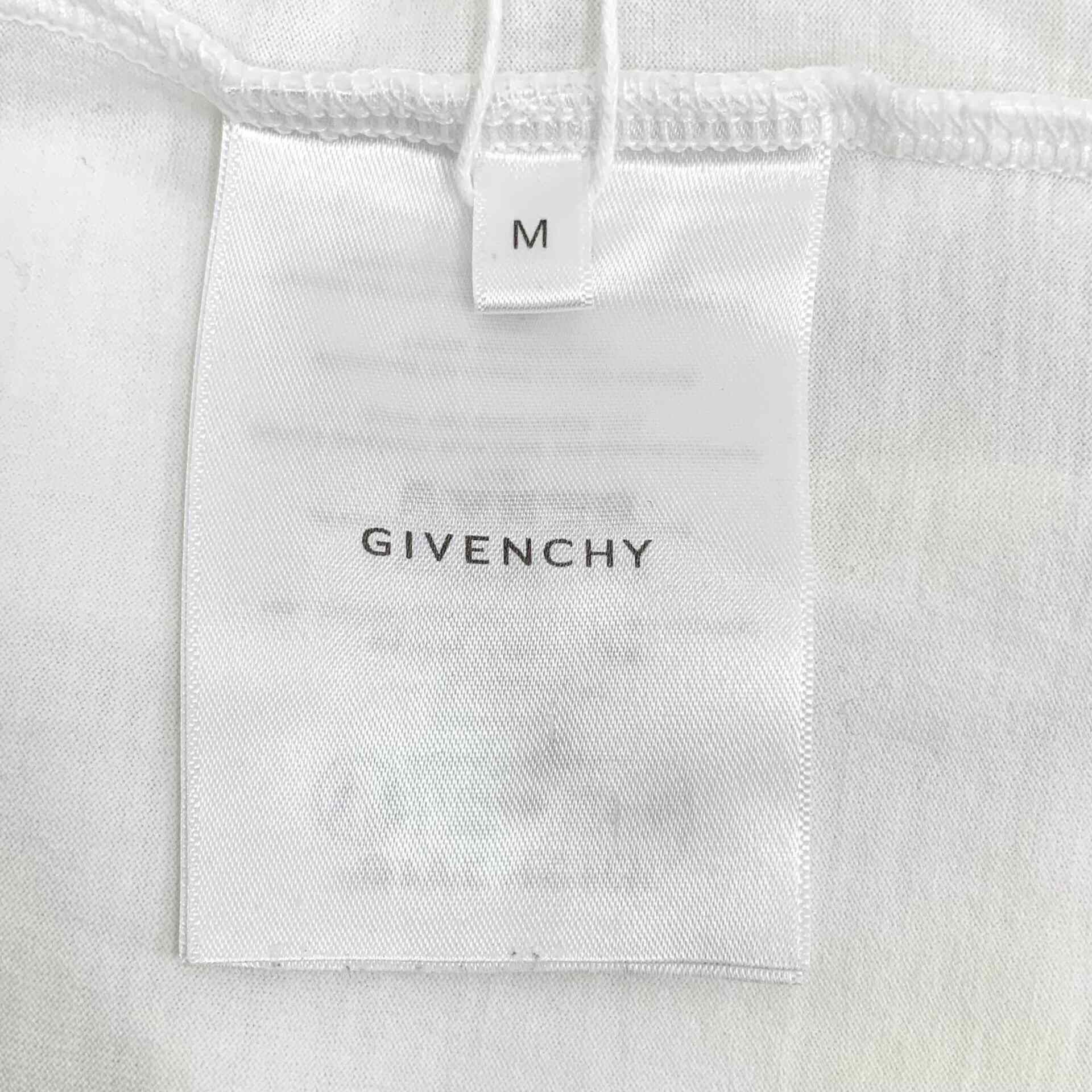 Givenchy Givenchy White Heart Print Cotton T-Shirt Size US M / EU 48-50 / 2 - 6 Thumbnail