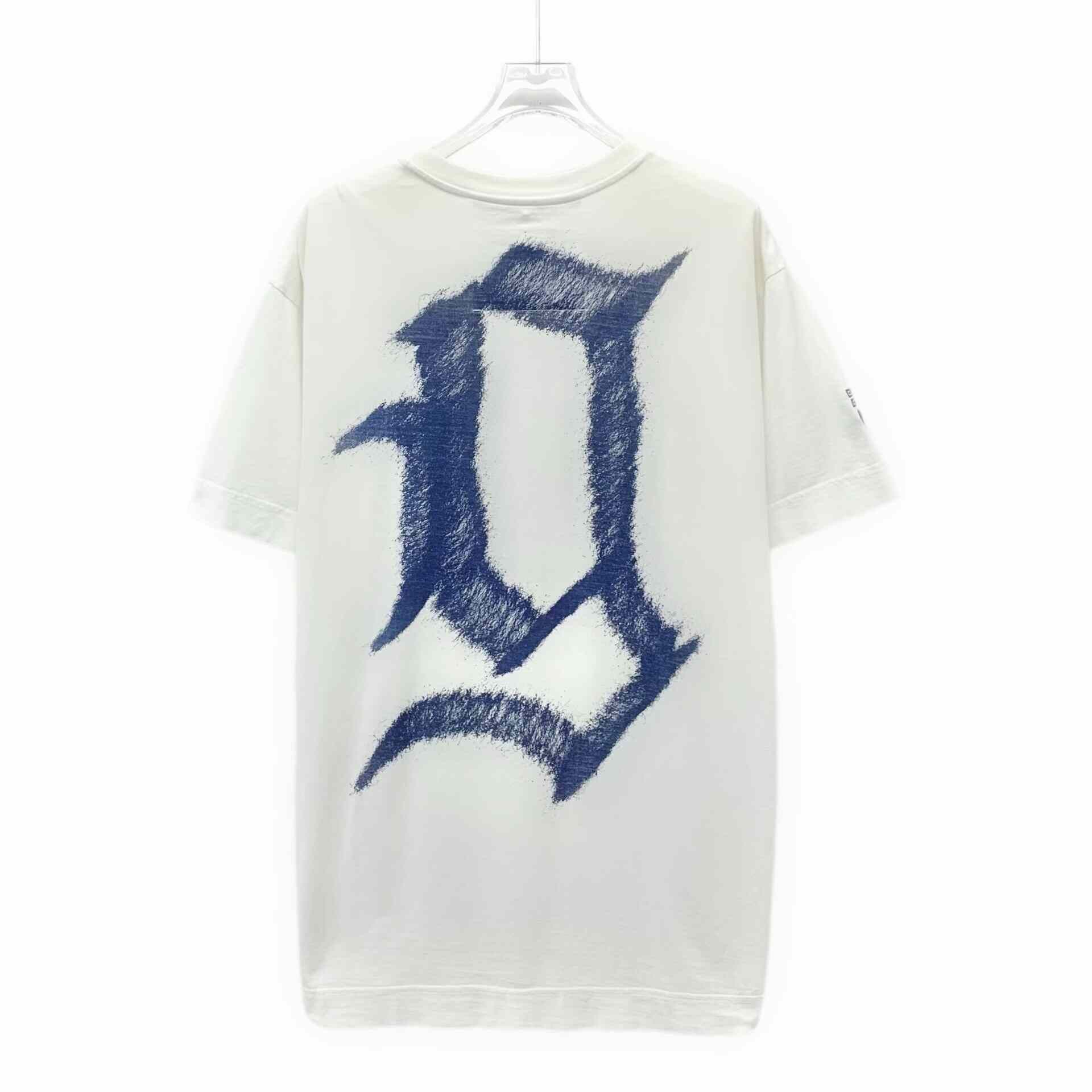 Givenchy Givenchy White Heart Print Cotton T-Shirt Size US M / EU 48-50 / 2 - 2 Thumbnail